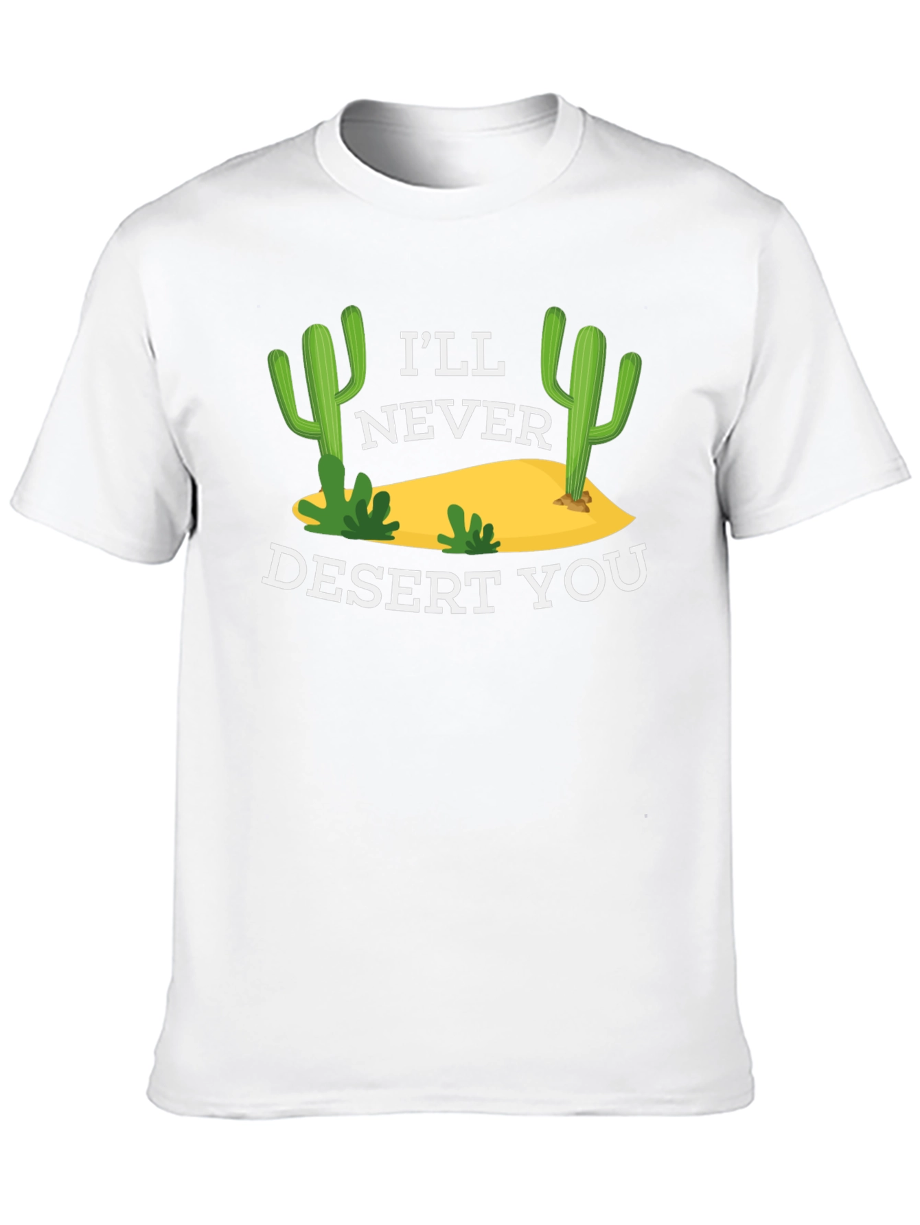 Ill Never Desert You Graphic Tee - Black