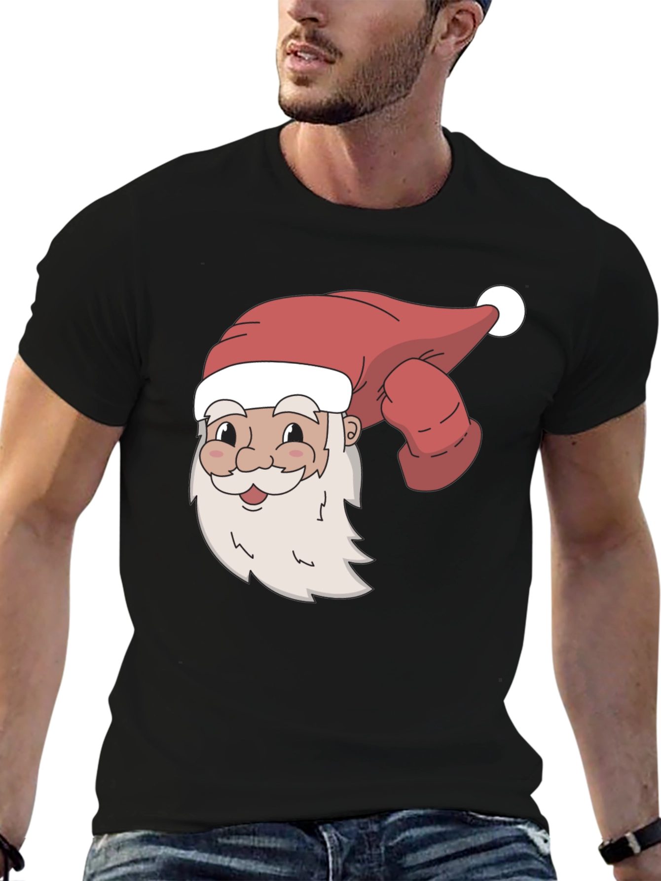 Santa T-Shirt - Holiday Festive Tee