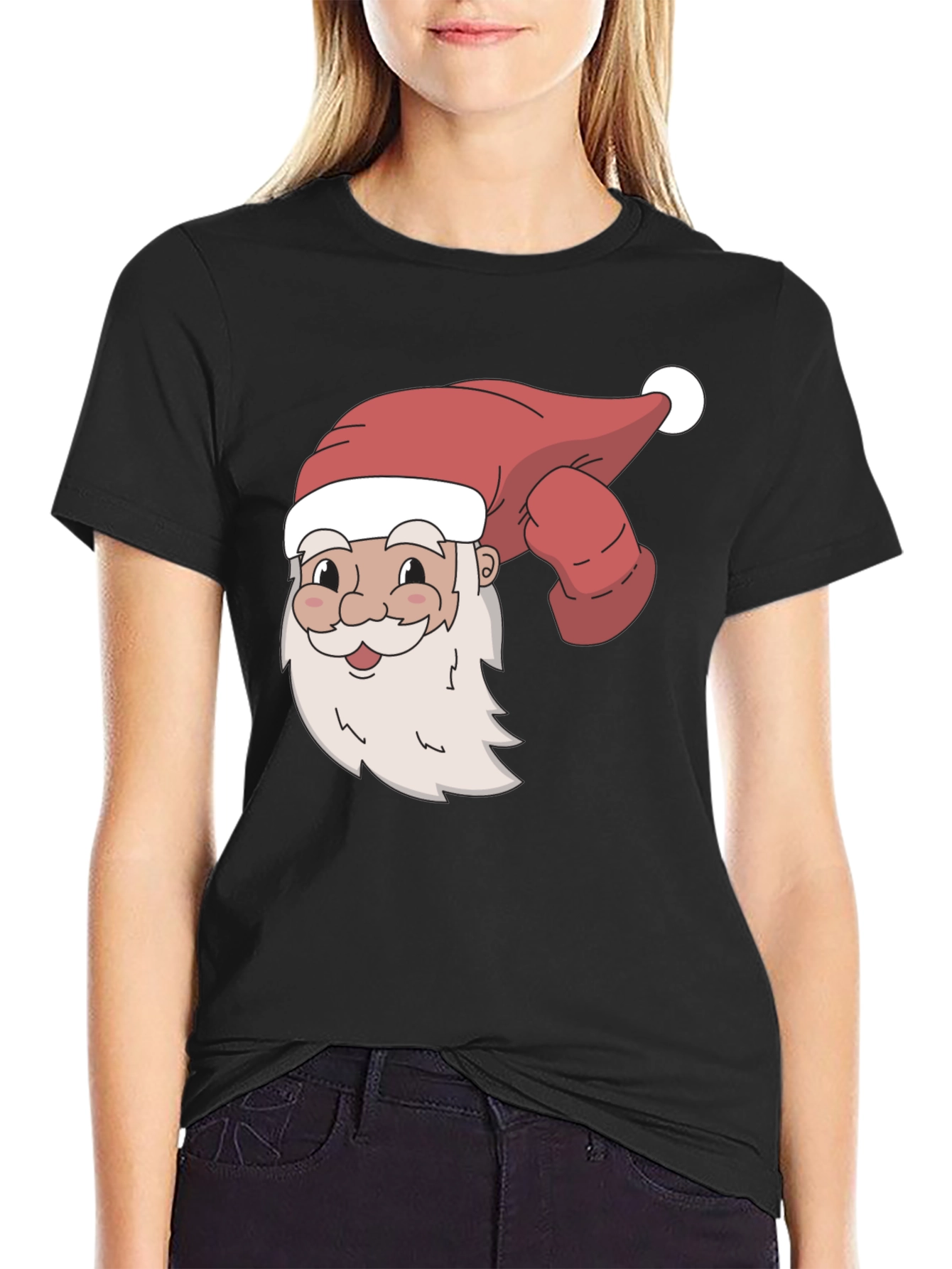 Santa T-Shirt - Holiday Festive Tee