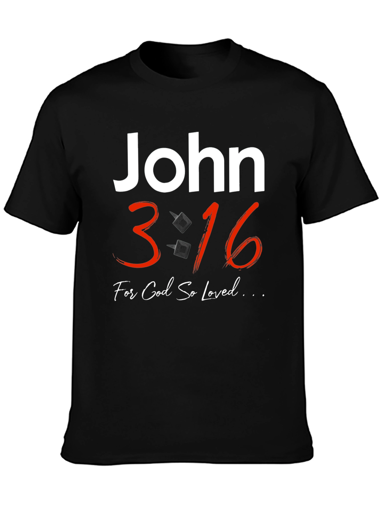 John 3:16 Graphic T-Shirt - Christian Faith Tee