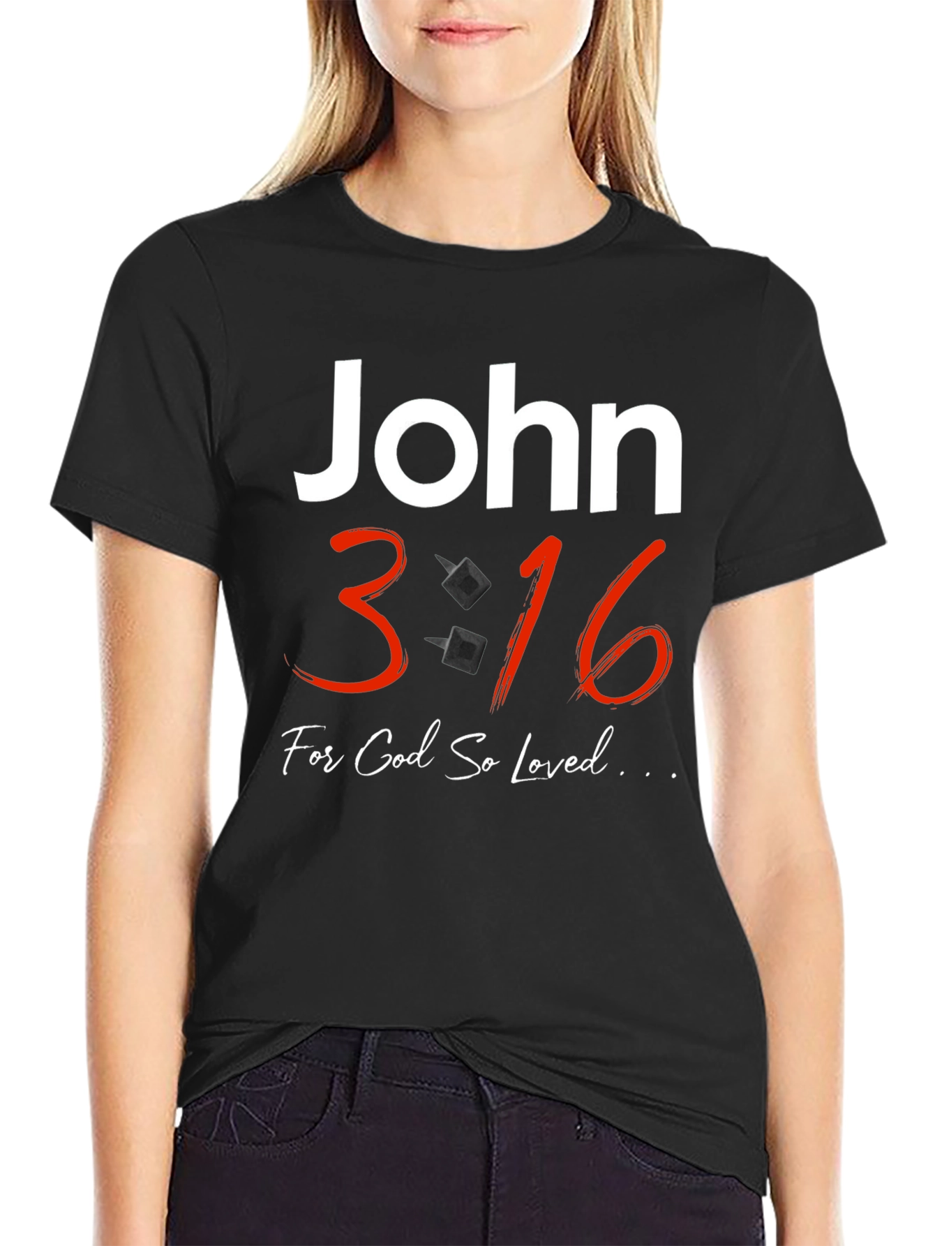 John 3:16 Graphic T-Shirt - Christian Faith Tee