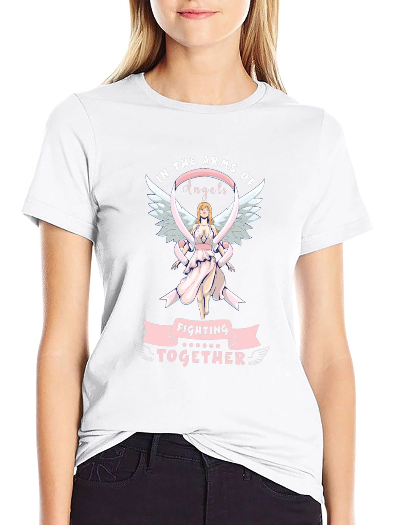 In the Arms of Angels Fighting Together T-Shirt
