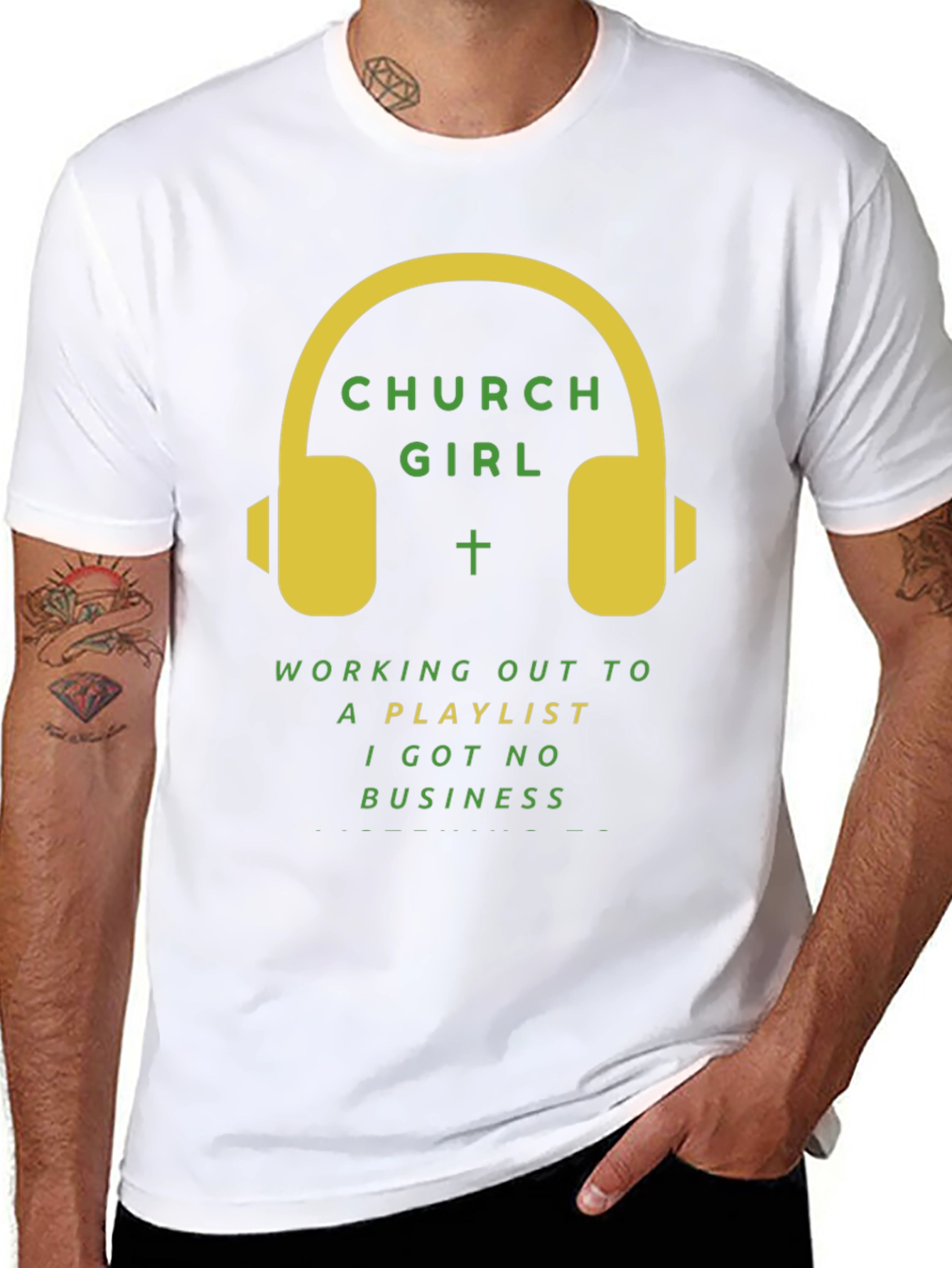Church Girl Playlist T-Shirt
