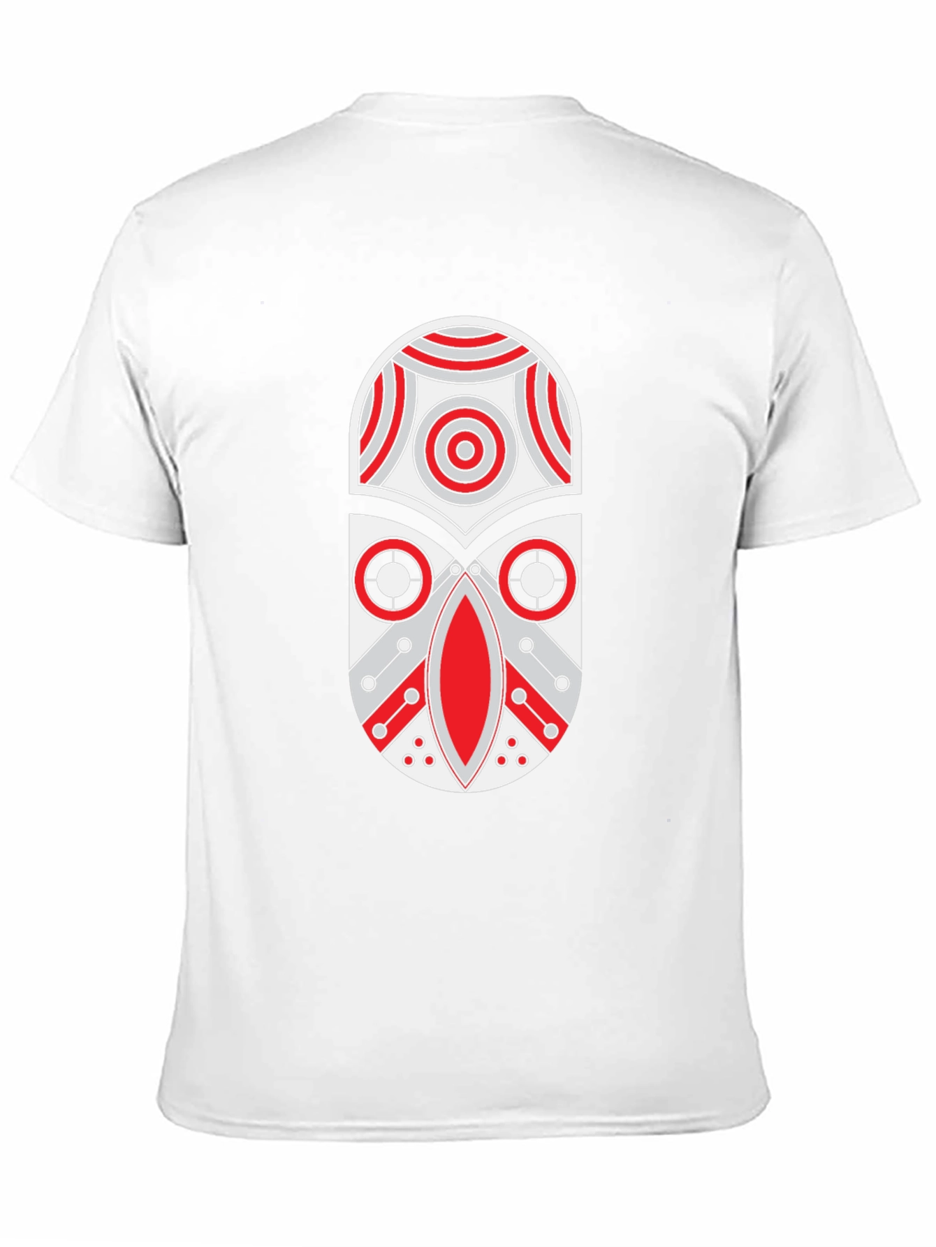 Tribal Mask Graphic Print T-Shirt