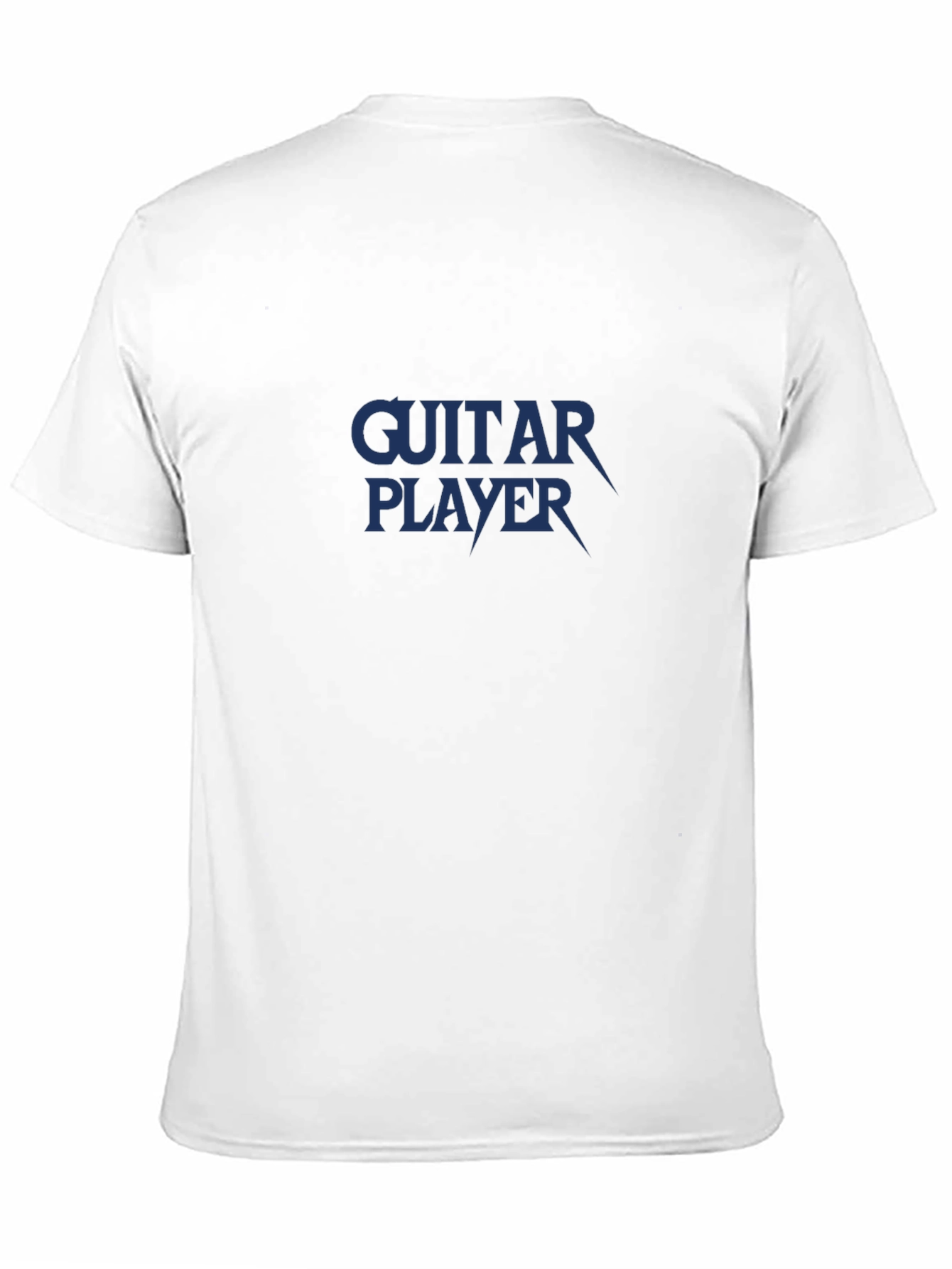 Guitar Player Graphic Tee - Black Cotton T-Shirt
