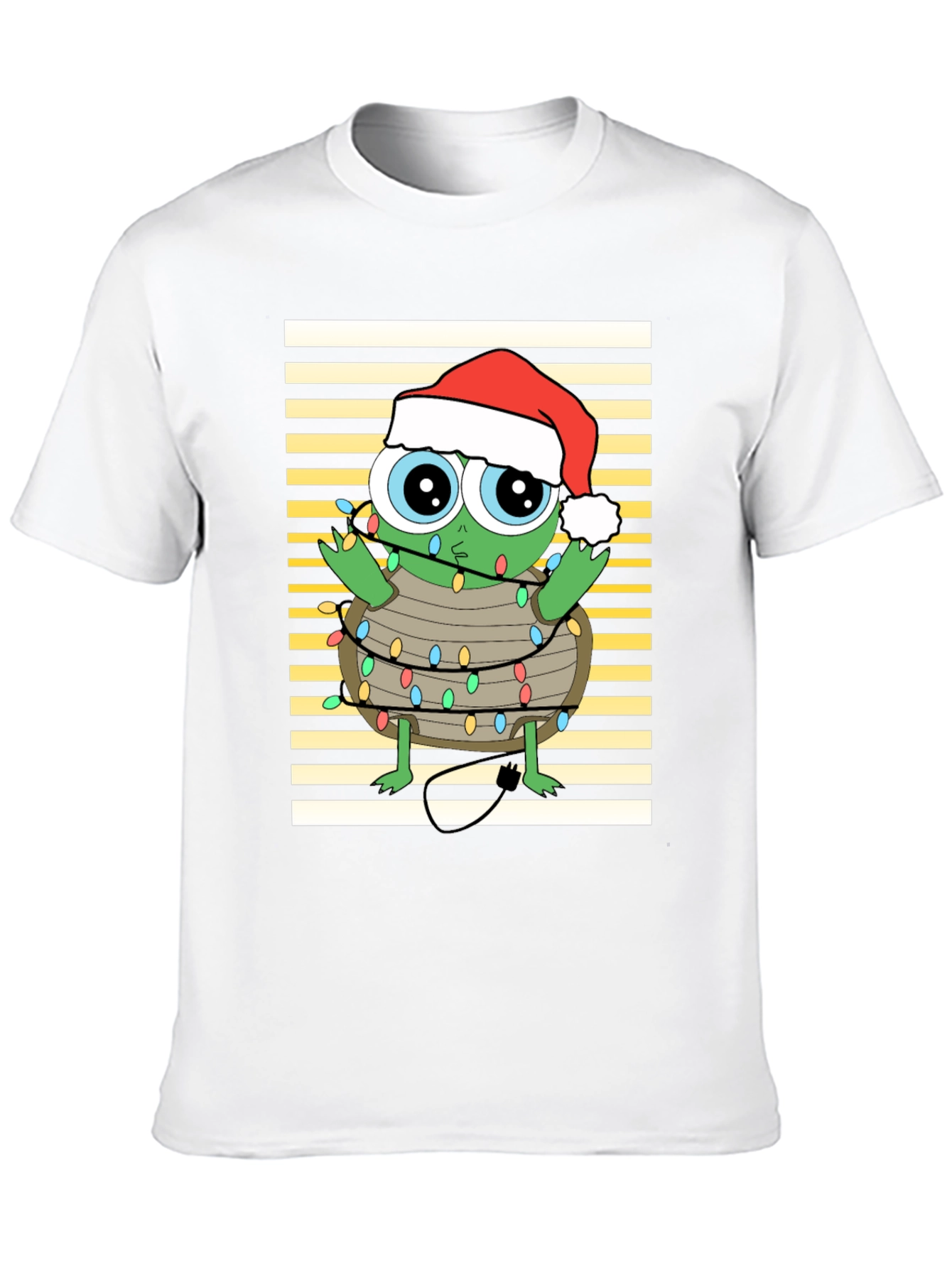 Festive Turtle Christmas Lights T-Shirt