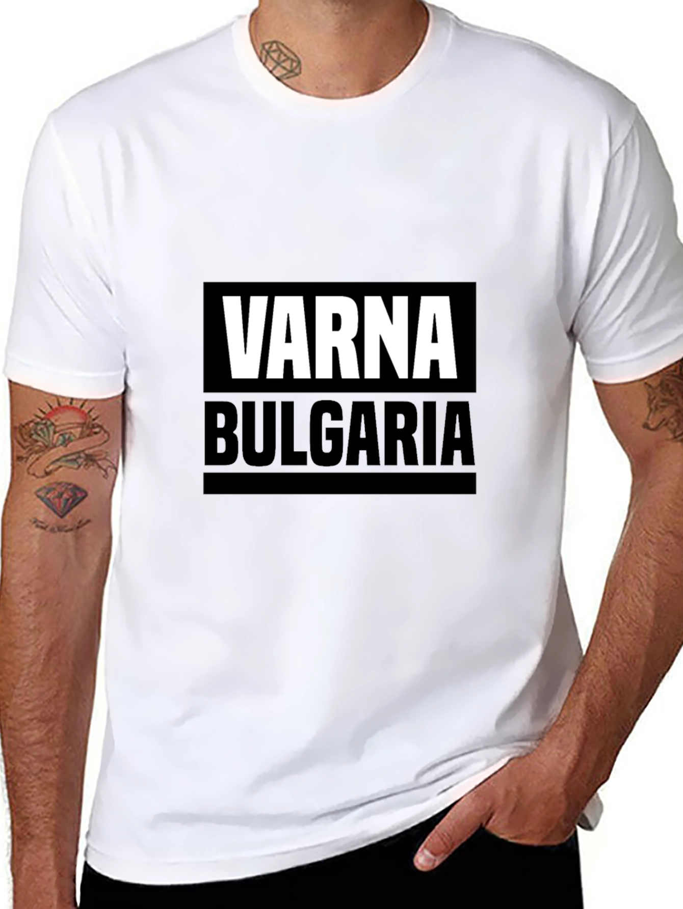 Varna Bulgaria Black T-Shirt