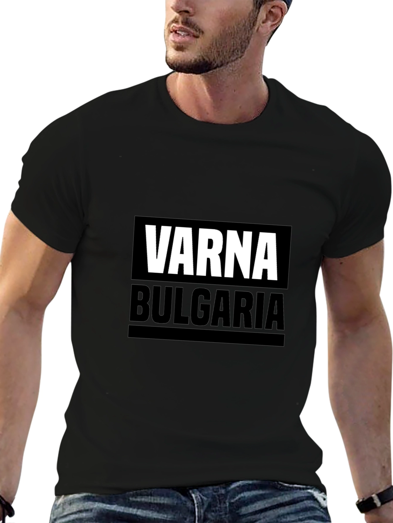 Varna Bulgaria Black T-Shirt