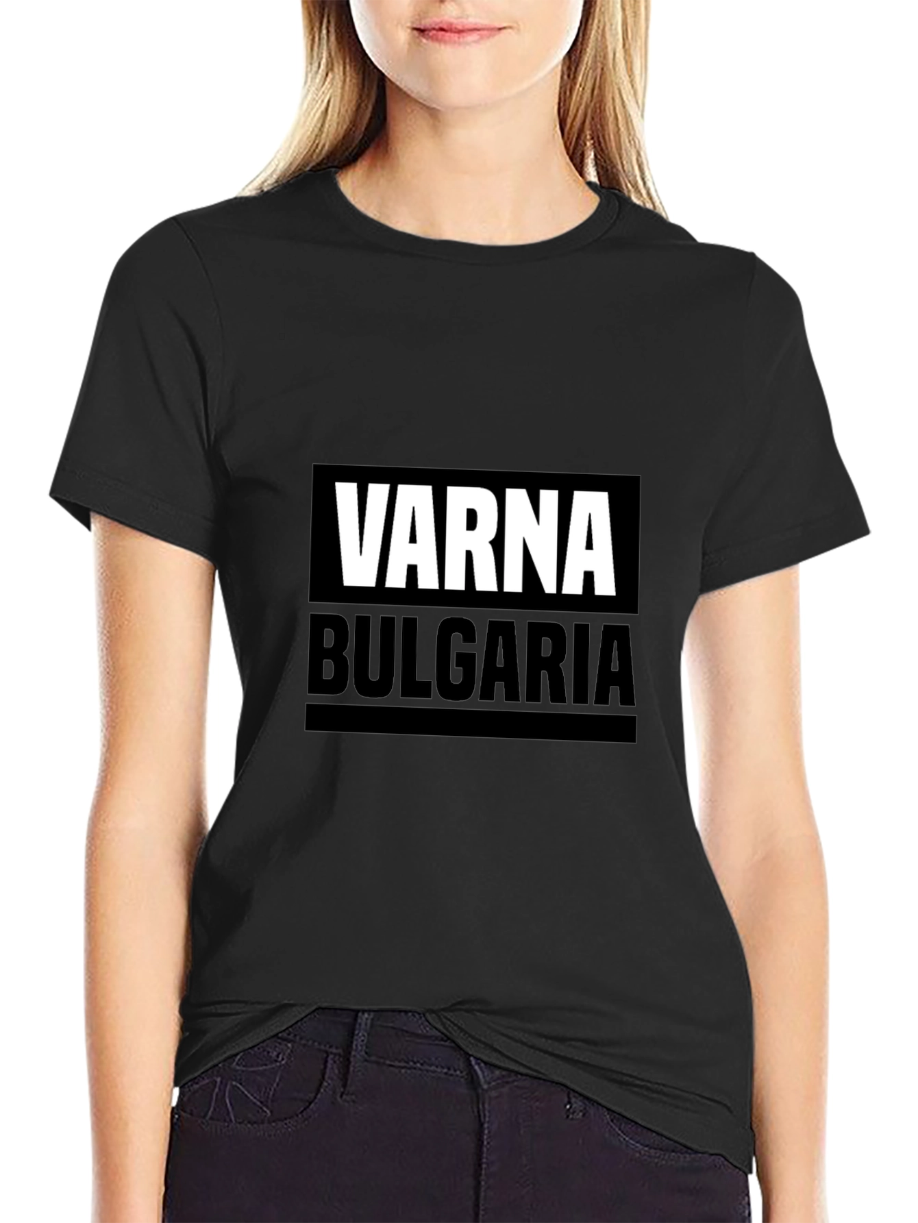 Varna Bulgaria Black T-Shirt