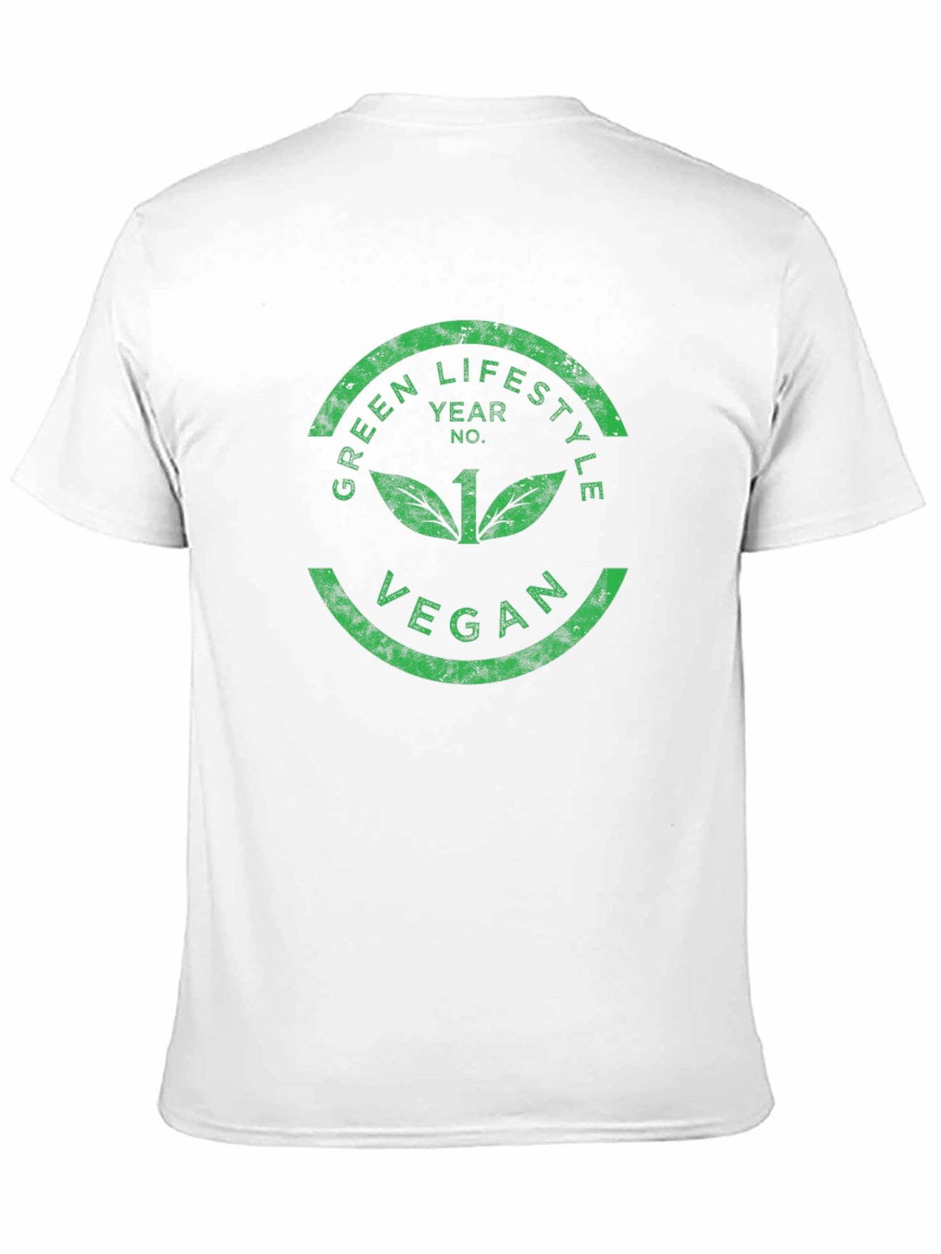 Green Lifestyle Vegan Black Graphic Tee