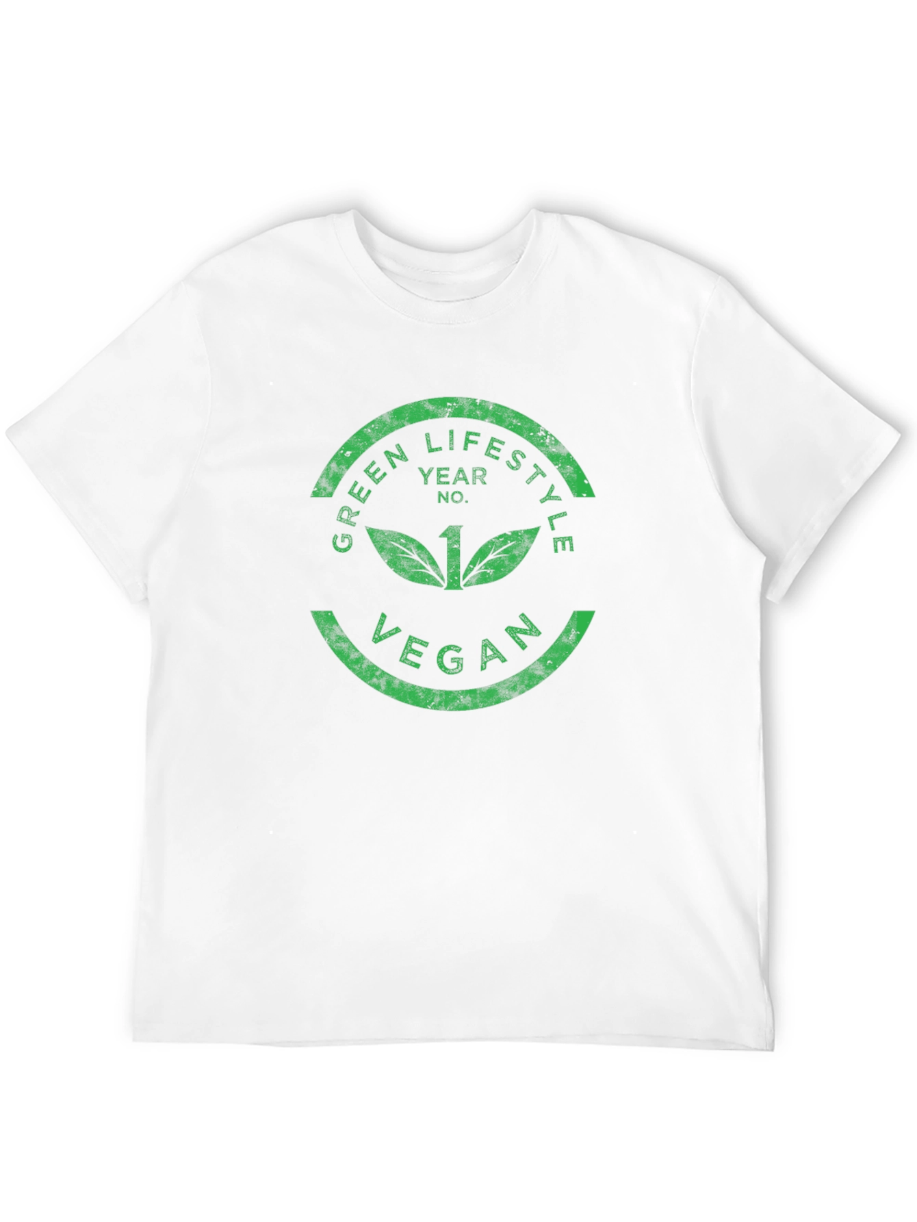 Green Lifestyle Vegan Black Graphic Tee