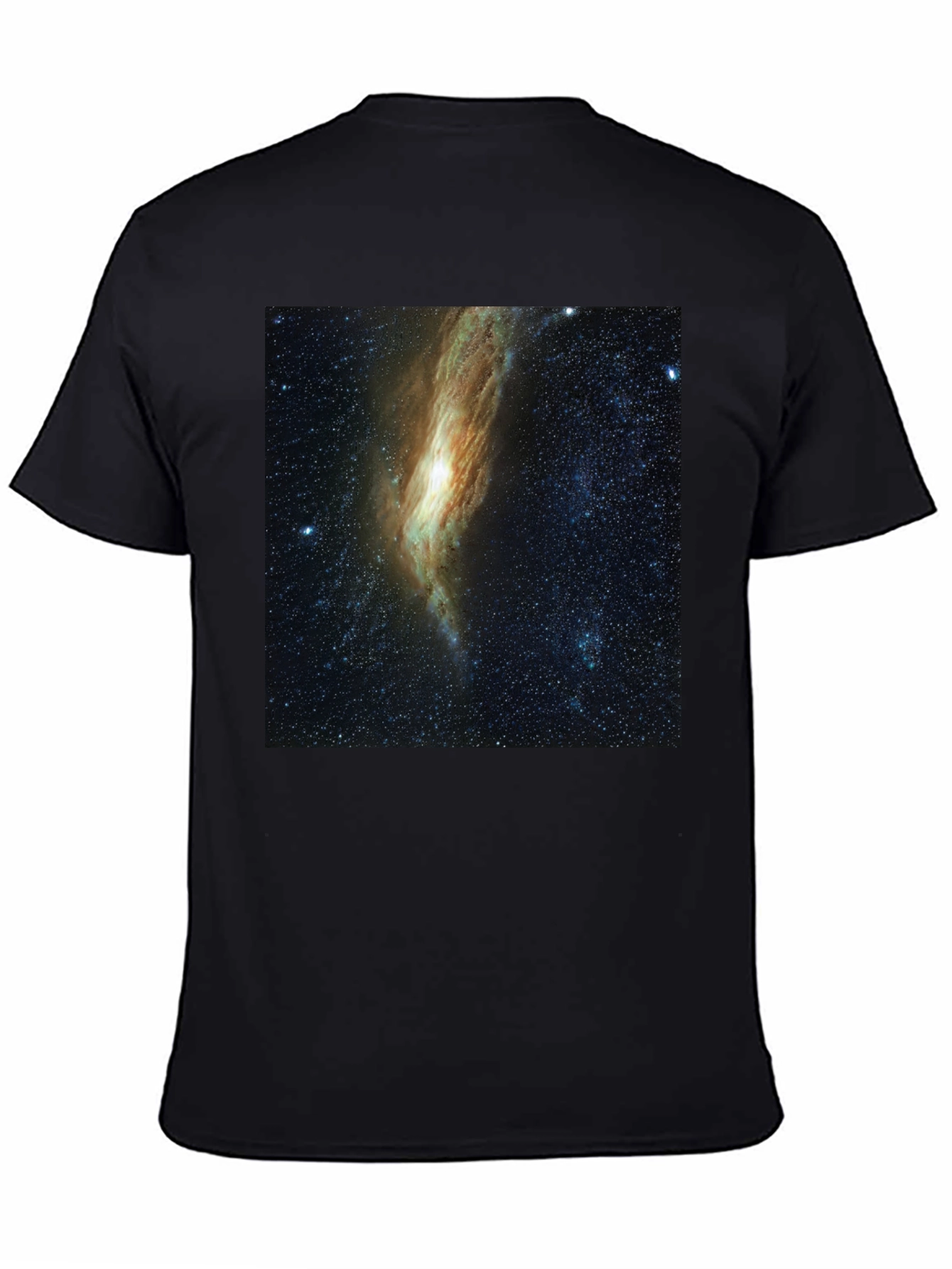 Galaxy Graphic Black T-Shirt