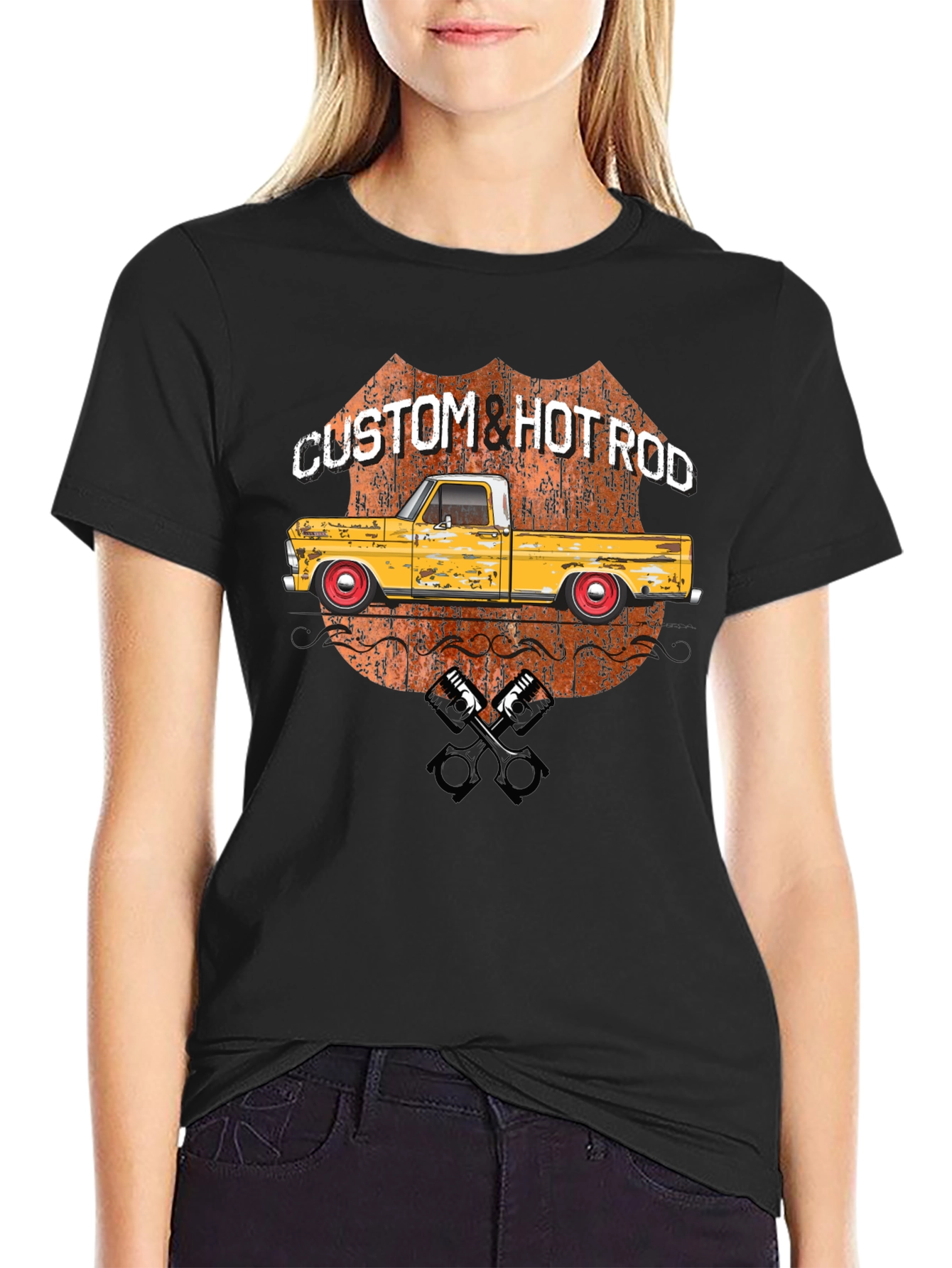 Custom Hot Rod Truck Graphic Tee