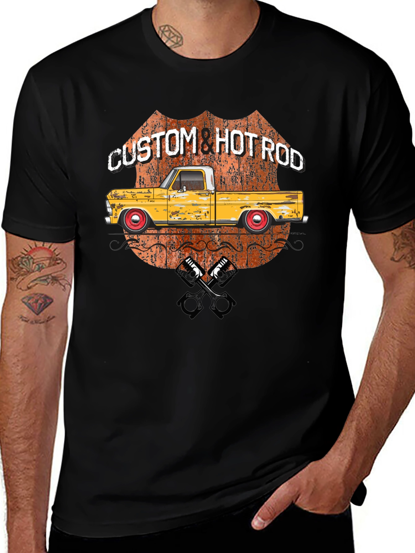 Custom Hot Rod Truck Graphic Tee