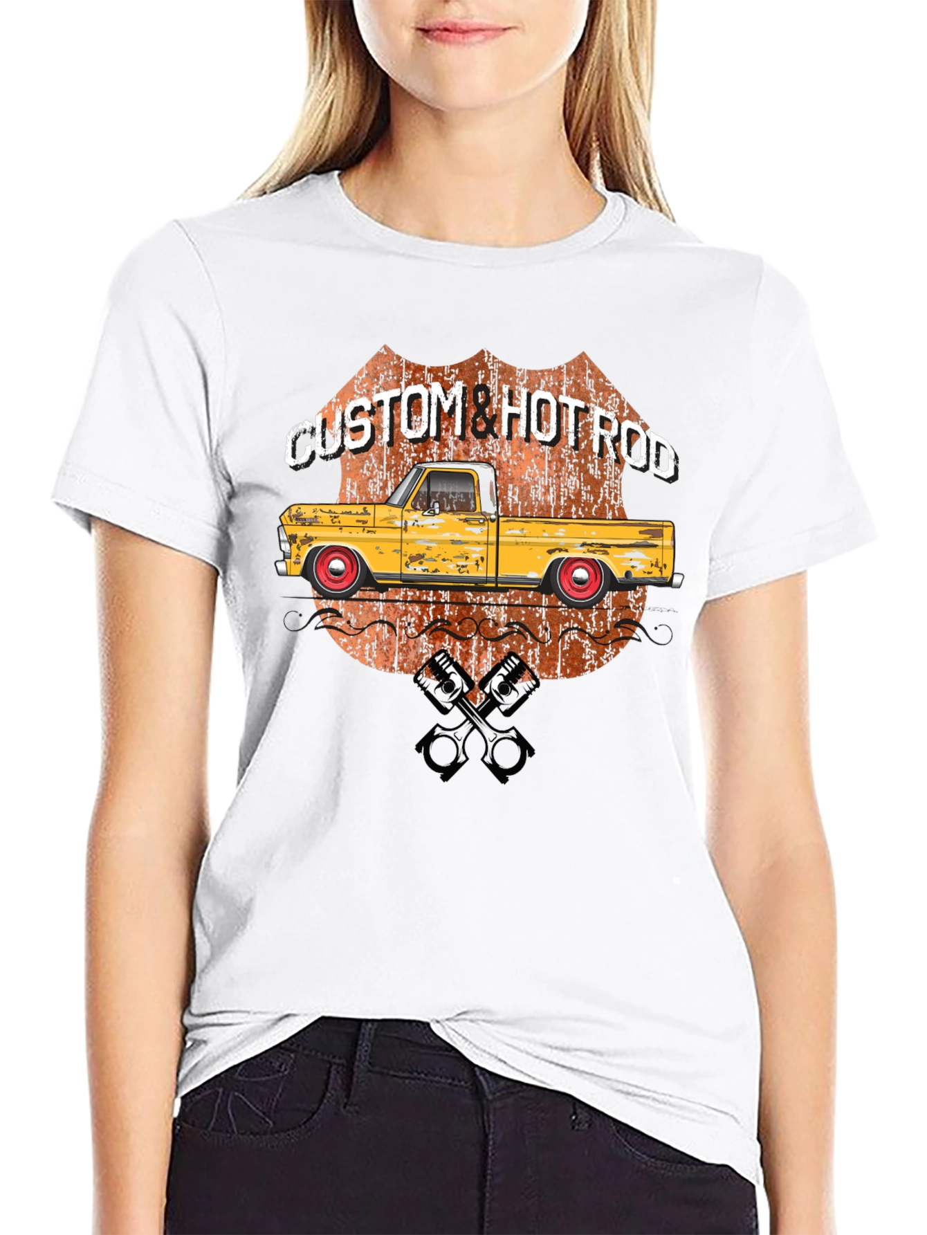 Custom Hot Rod Truck Graphic Tee