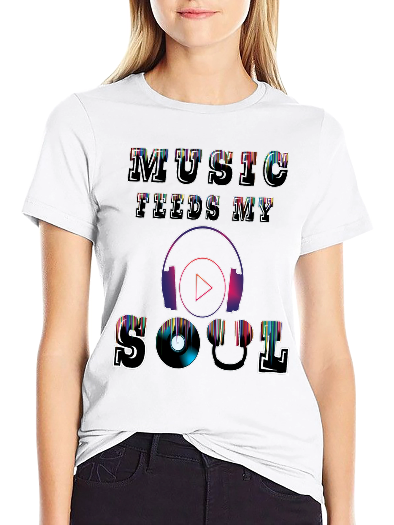 Music Feeds My Soul Graphic Tee