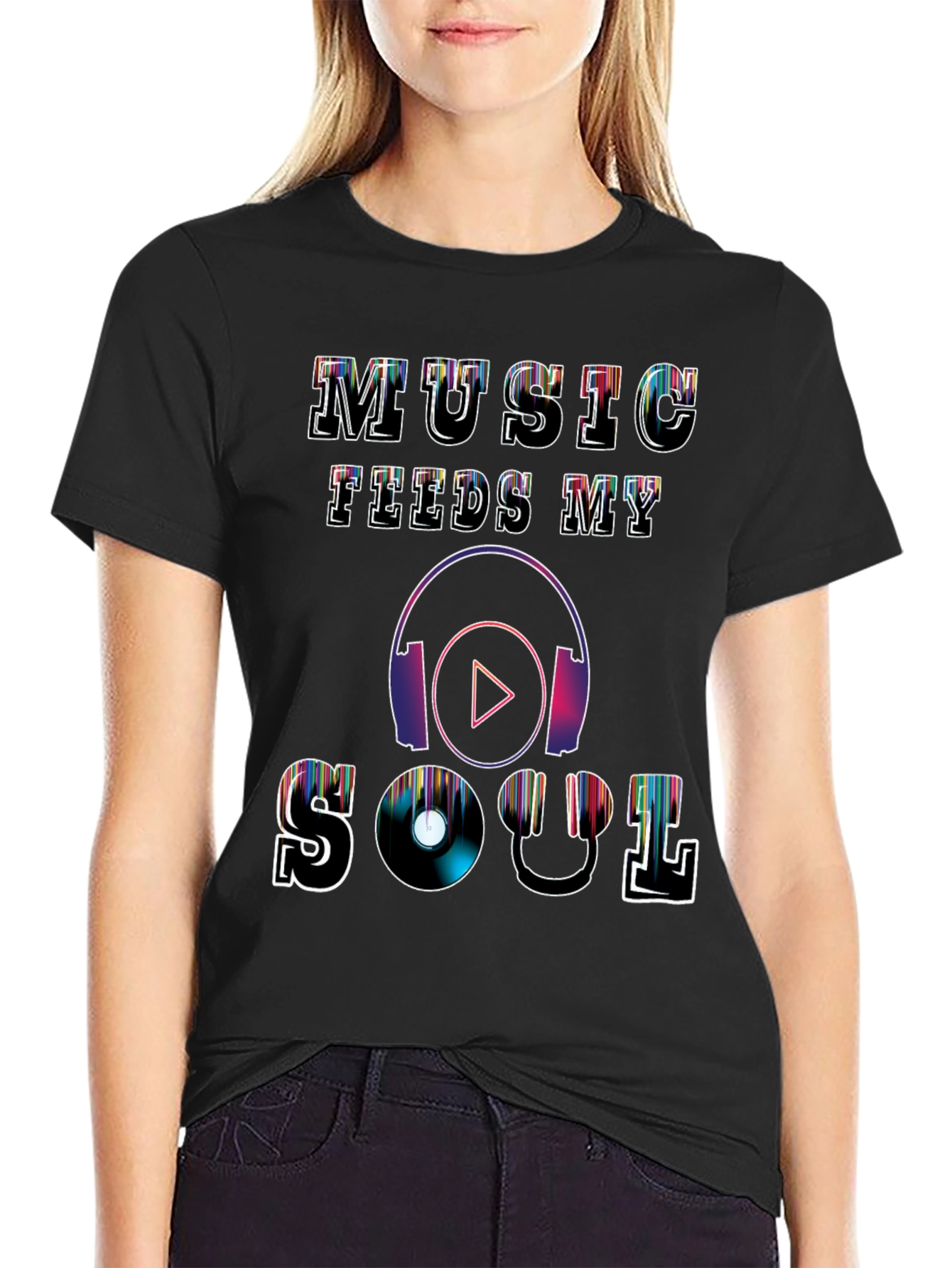 Music Feeds My Soul Graphic Tee