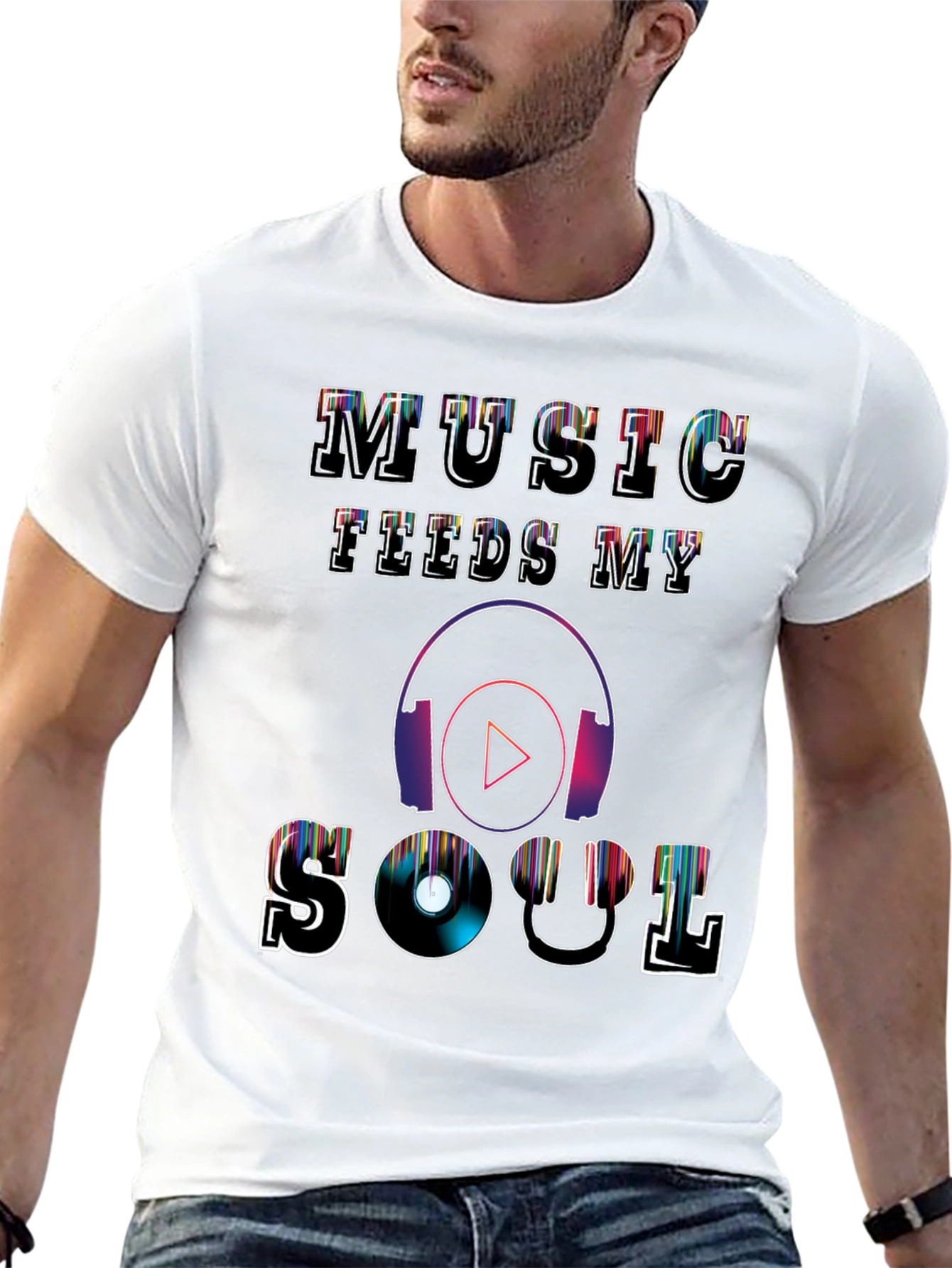 Music Feeds My Soul Graphic Tee