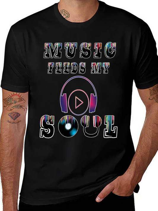 Music Feeds My Soul Graphic Tee