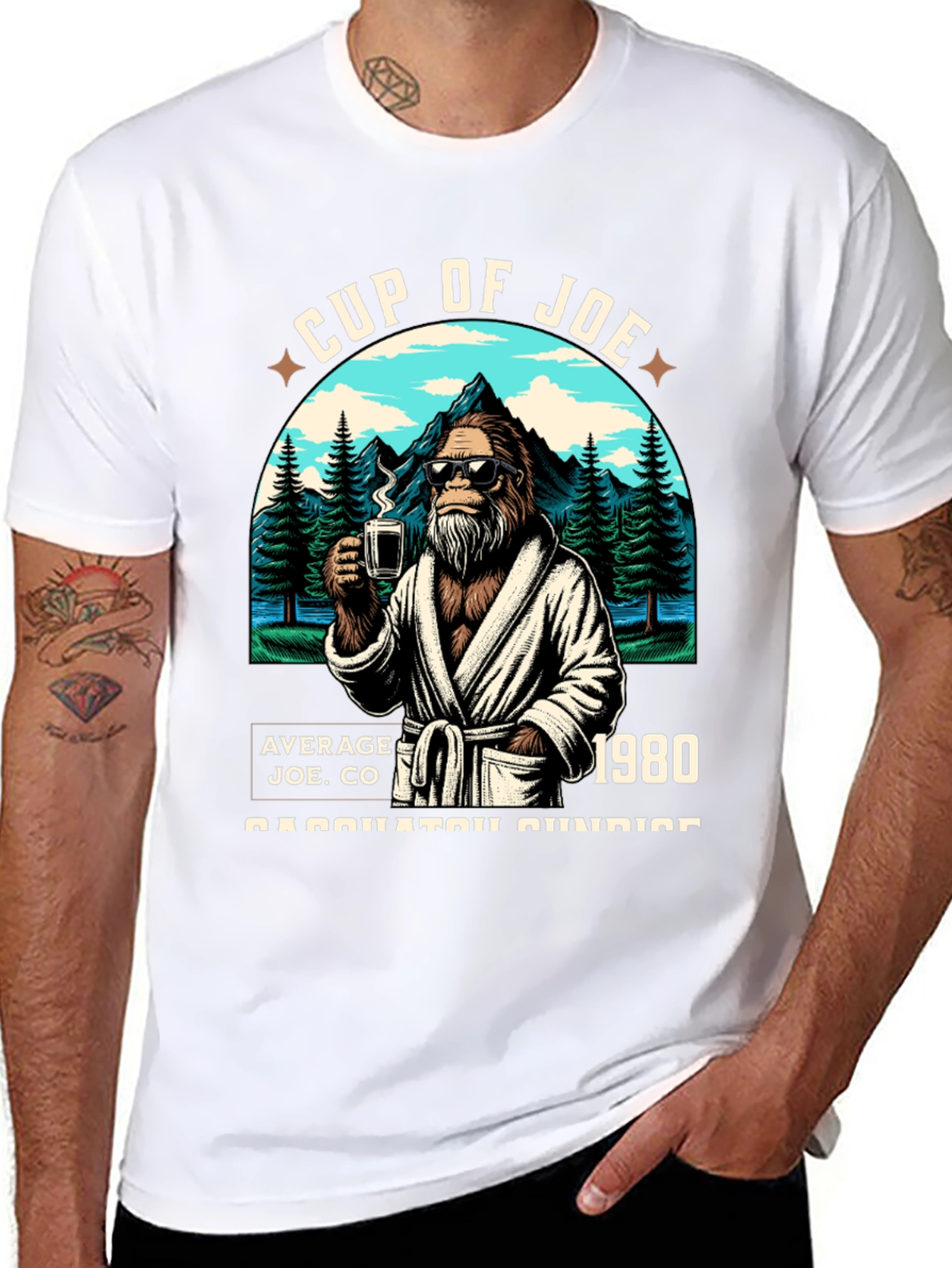 Cup of Joe Bigfoot T-Shirt: Average Joe CO