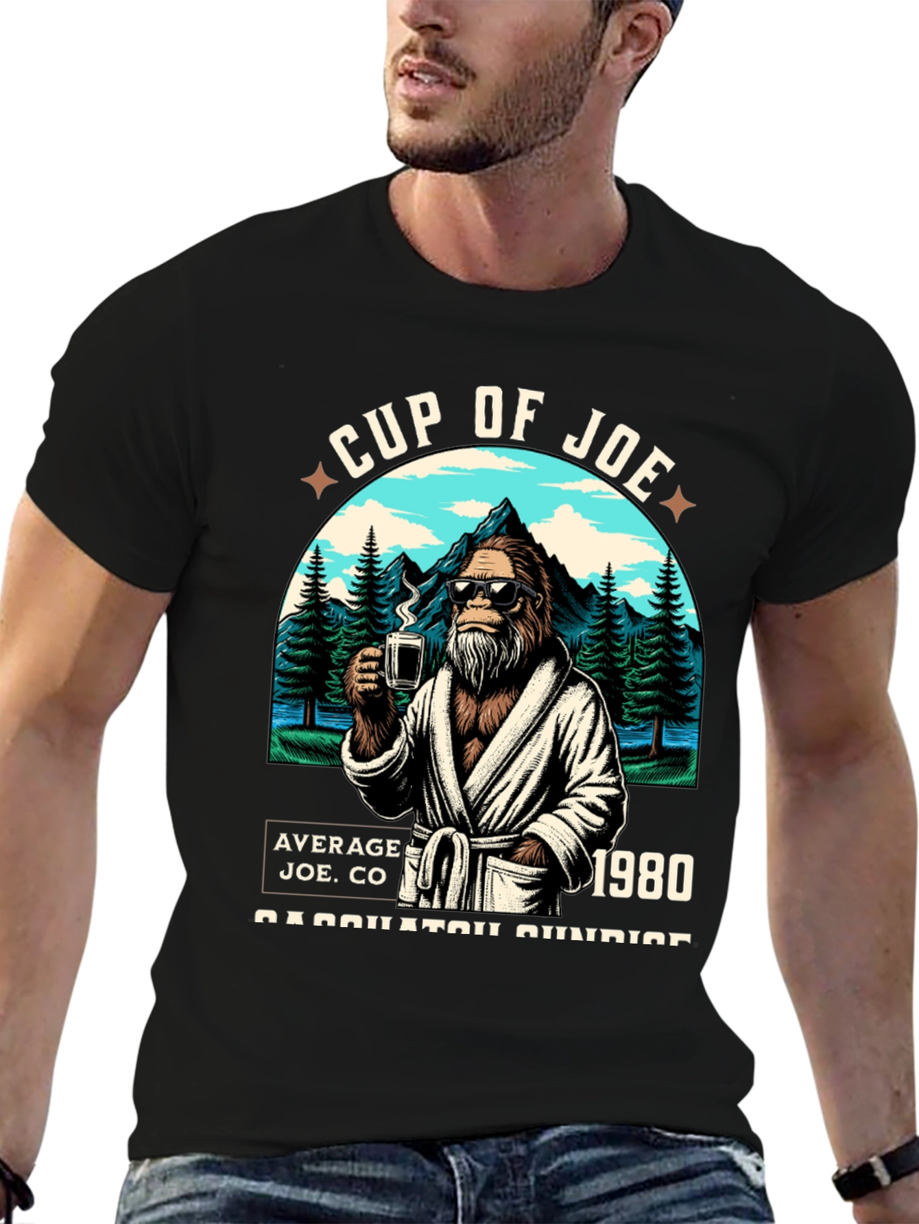 Cup of Joe Bigfoot T-Shirt: Average Joe CO