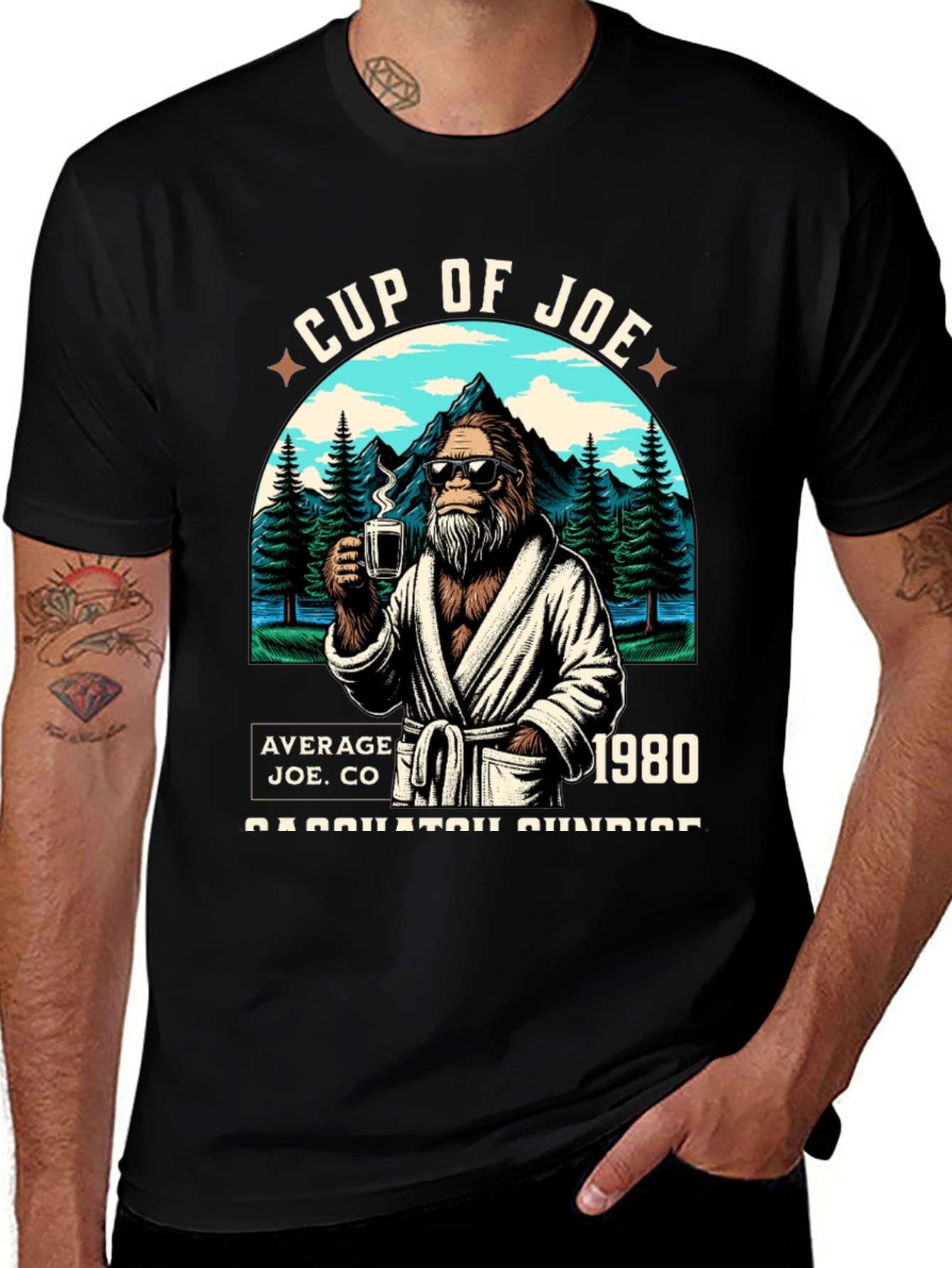Cup of Joe Bigfoot T-Shirt: Average Joe CO