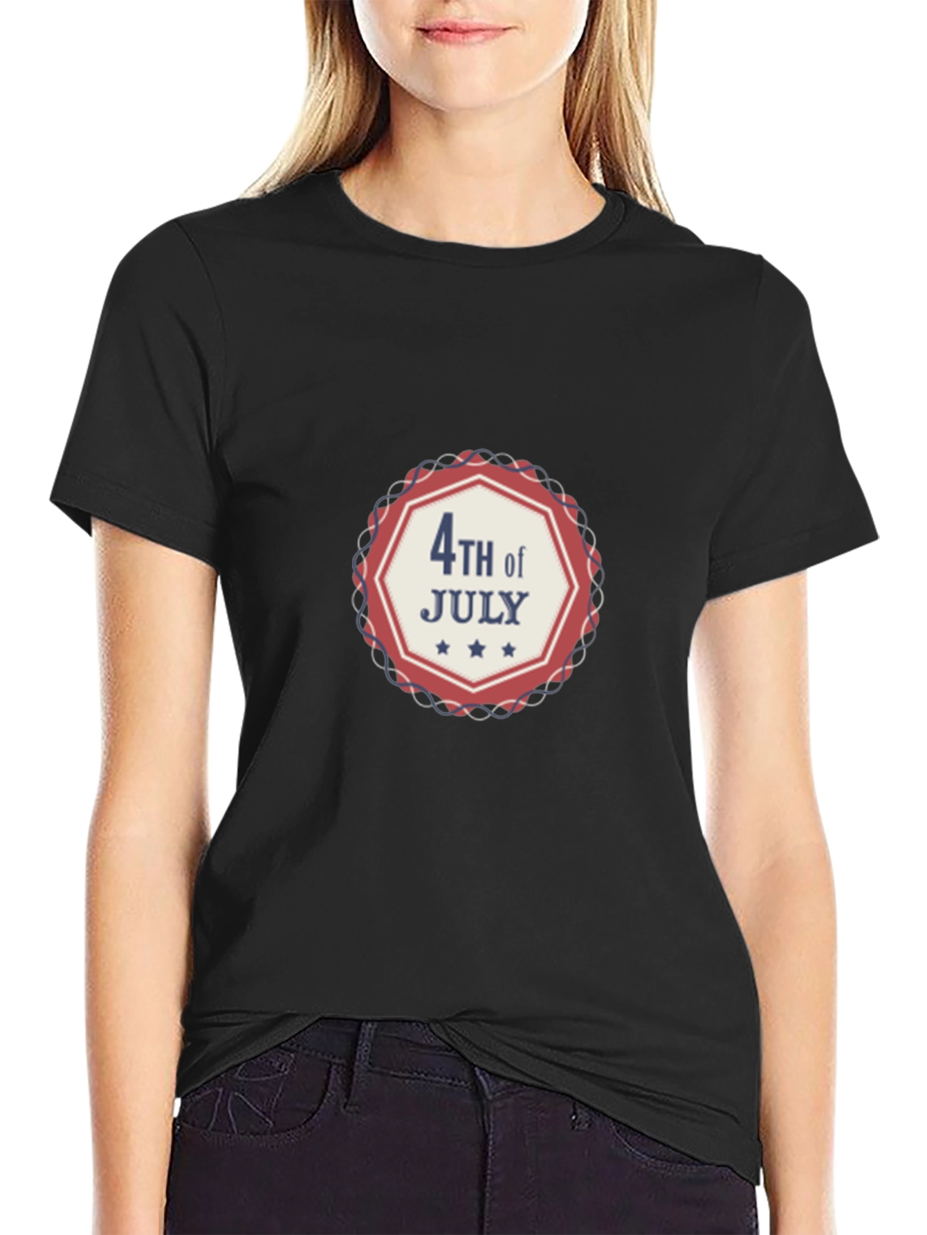 4th of July Patriotic Graphic T-Shirt