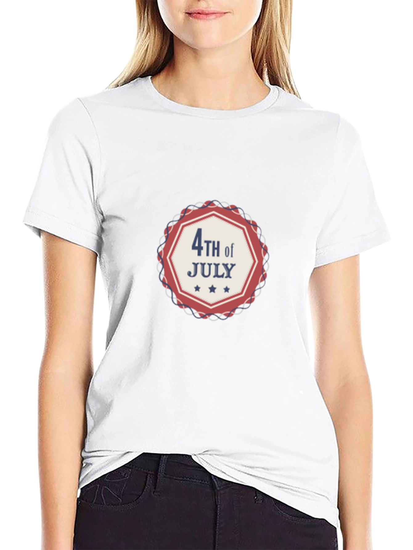4th of July Patriotic Graphic T-Shirt