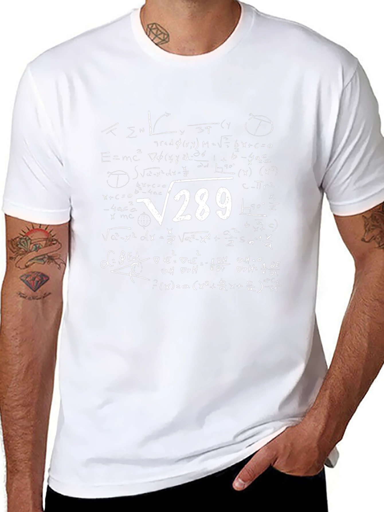 Math Equation Black T-Shirt