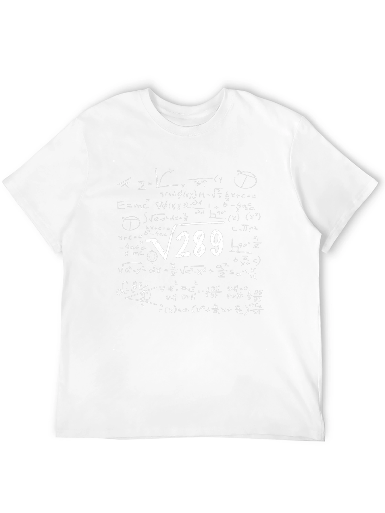 Math Equation Black T-Shirt