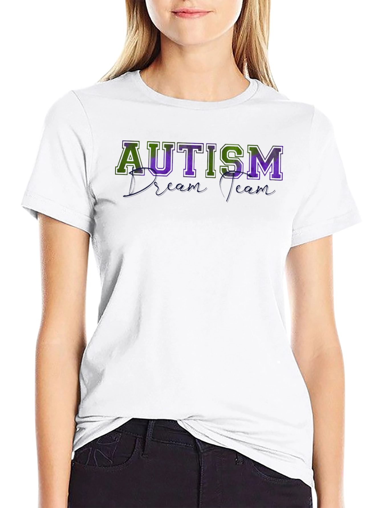 Autism From Mom Black T-Shirt