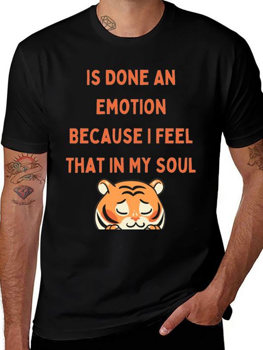 Soulful Tiger Graphic Tee - Express Your Emotions