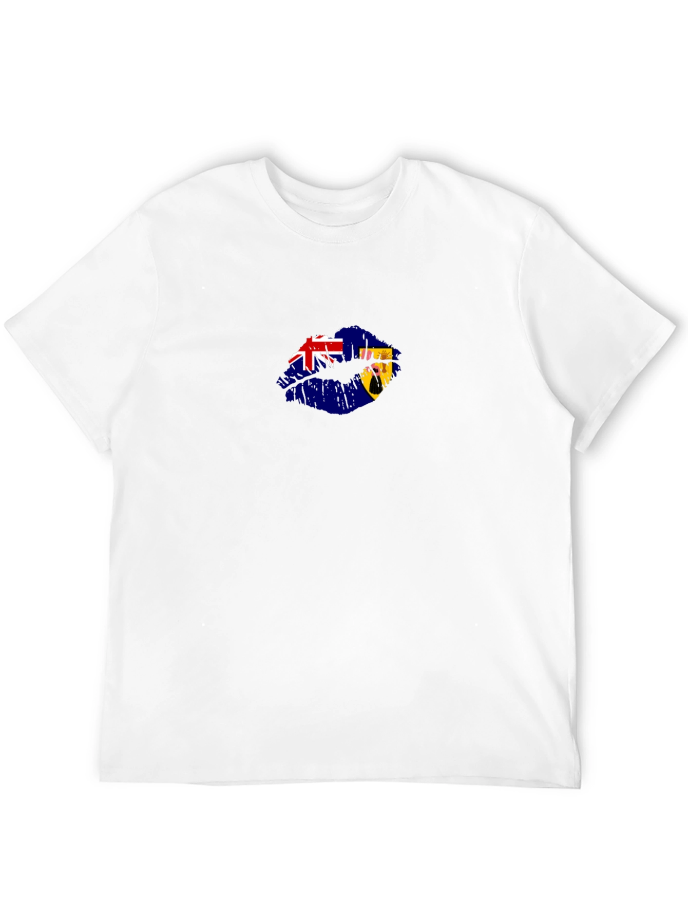 Turks & Caicos Islands Flag Lips T-Shirt