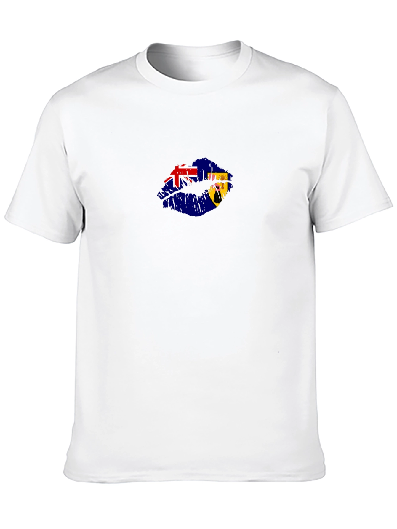 Turks & Caicos Islands Flag Lips T-Shirt