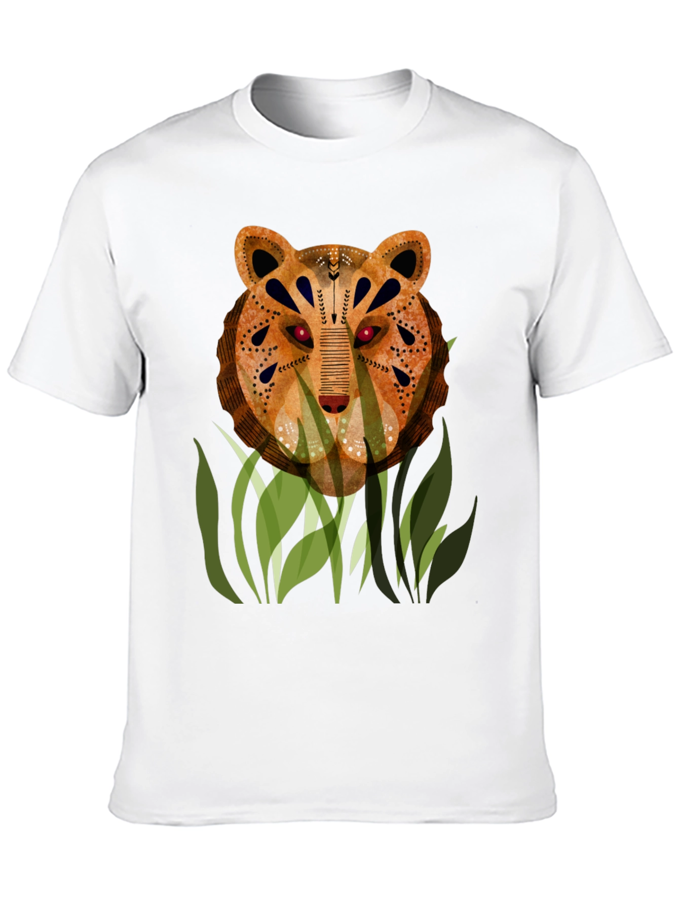 Artistic Tiger Graphic T-Shirt - Unique Design