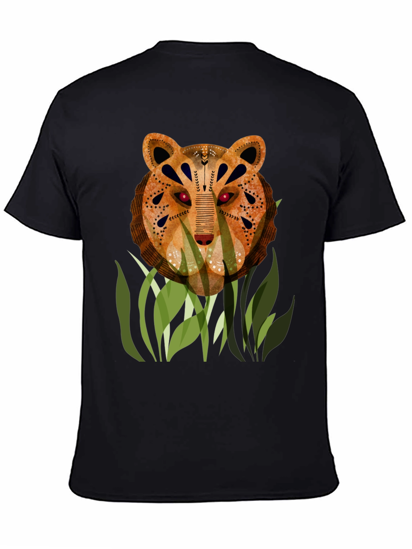 Artistic Tiger Graphic T-Shirt - Unique Design