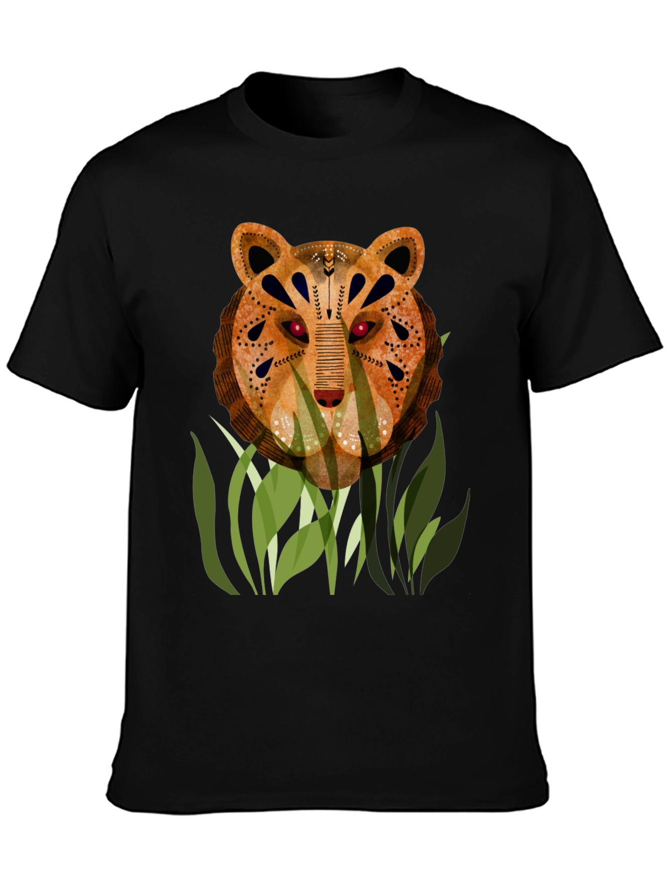 Artistic Tiger Graphic T-Shirt - Unique Design