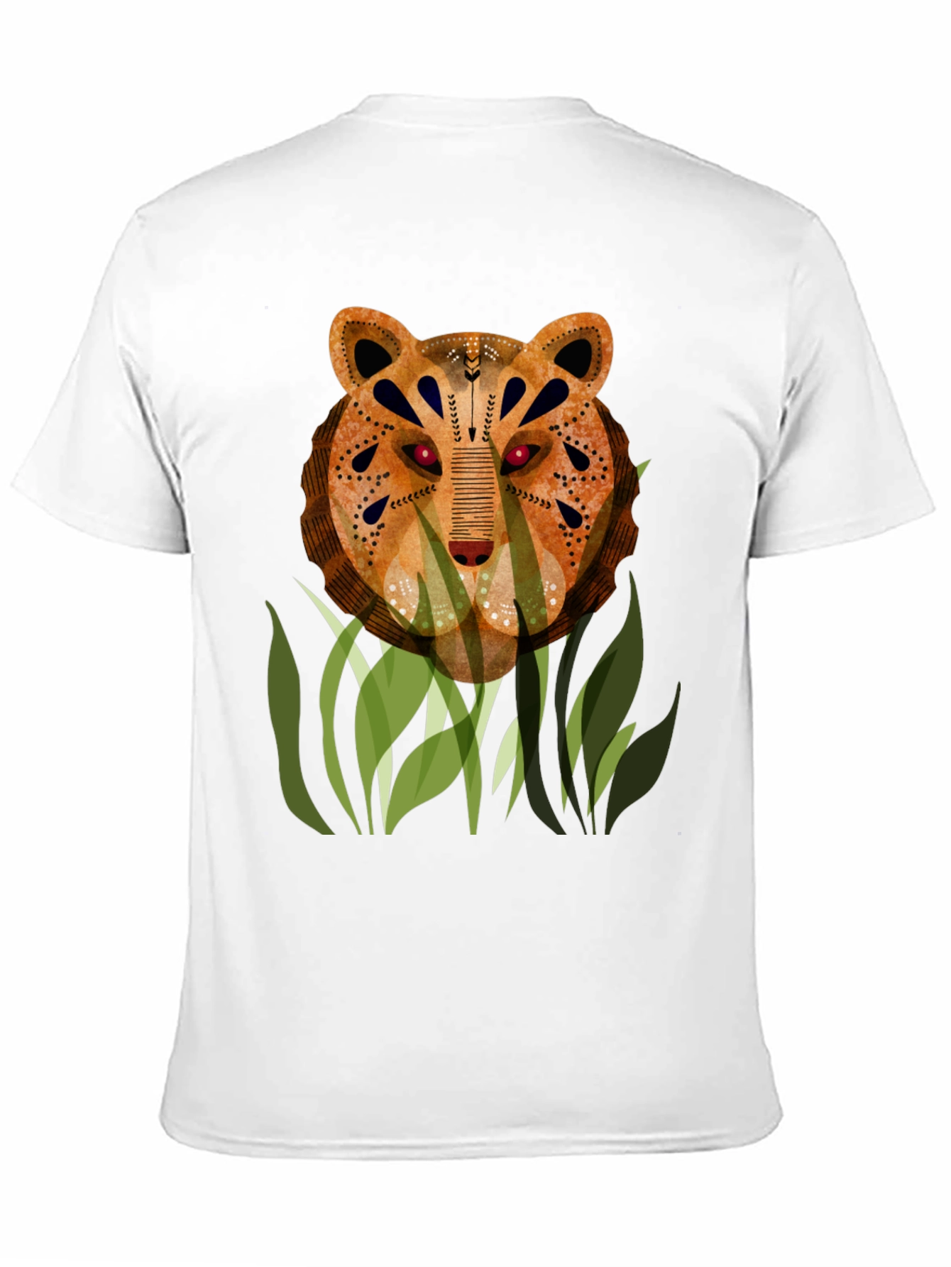 Artistic Tiger Graphic T-Shirt - Unique Design