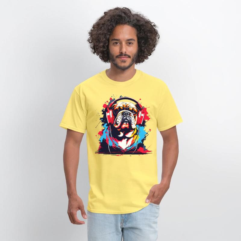 "Urban Pup: The Coolest Bulldog in Town"