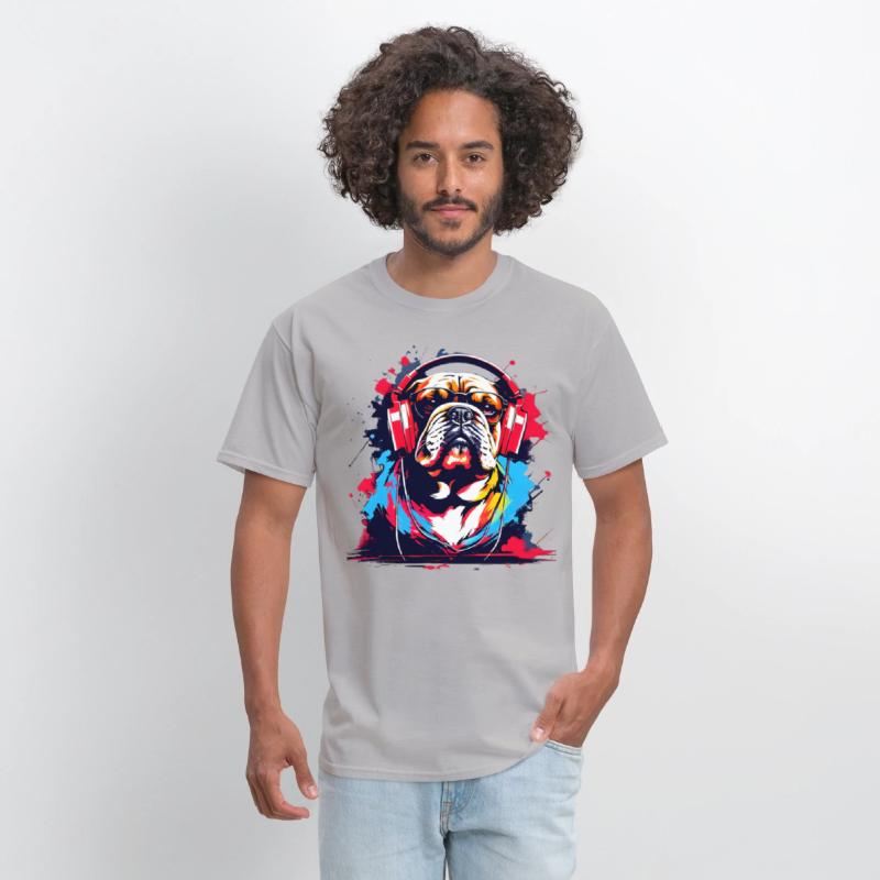 "Urban Pup: The Coolest Bulldog in Town"