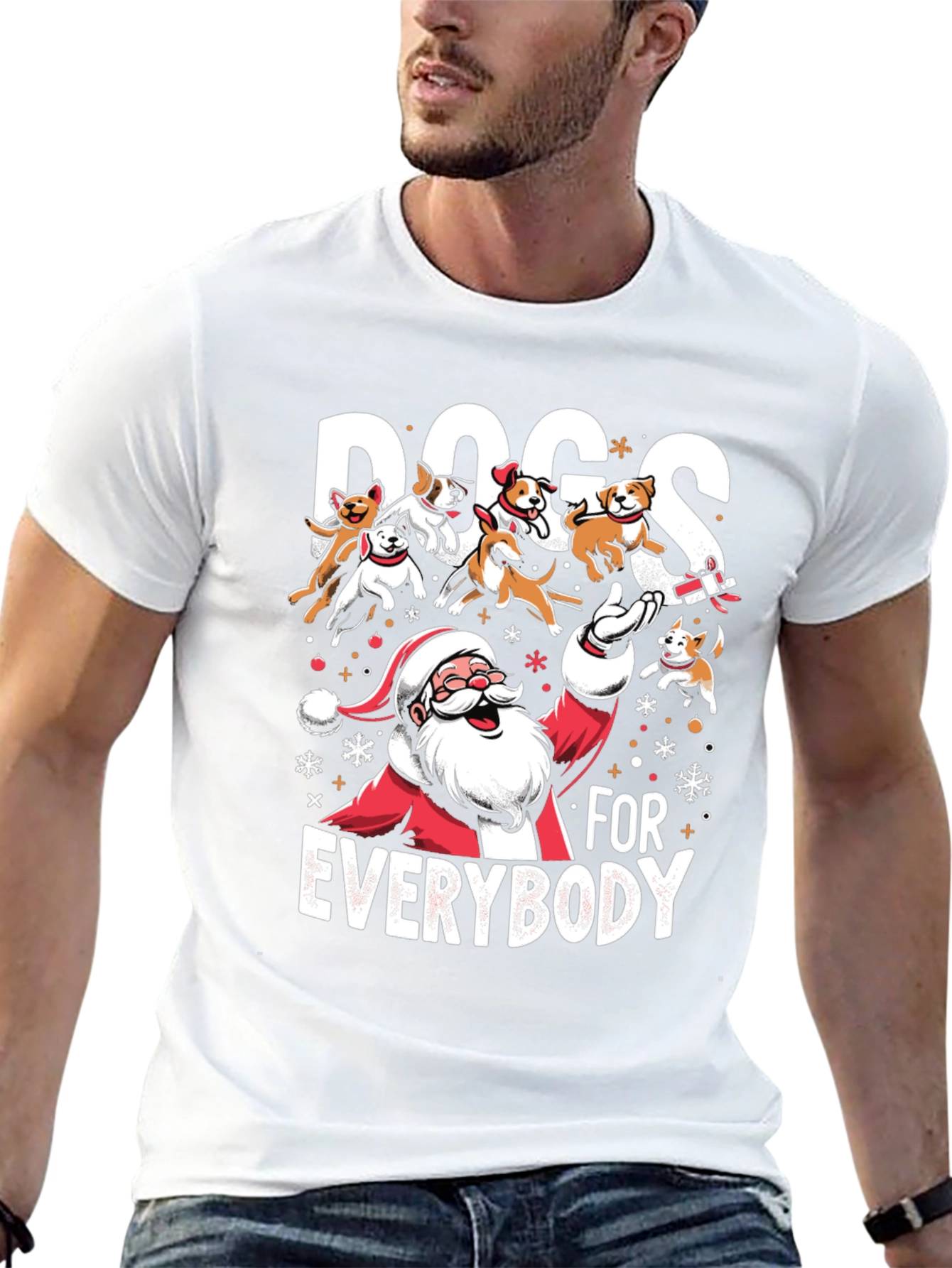 Dogs For Everybody Christmas T-Shirt