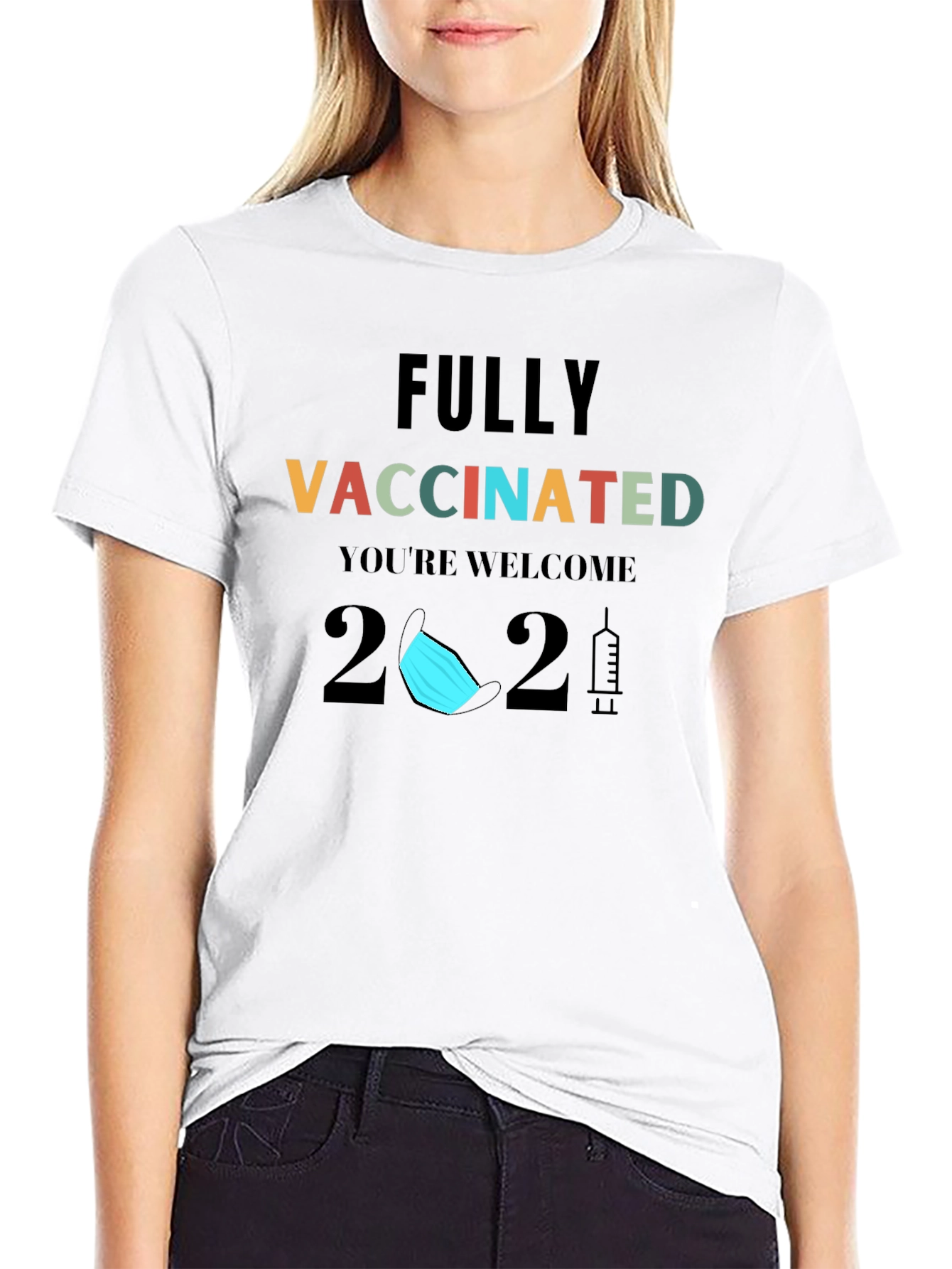 Fully Vaccinated 2021 Graphic T-Shirt