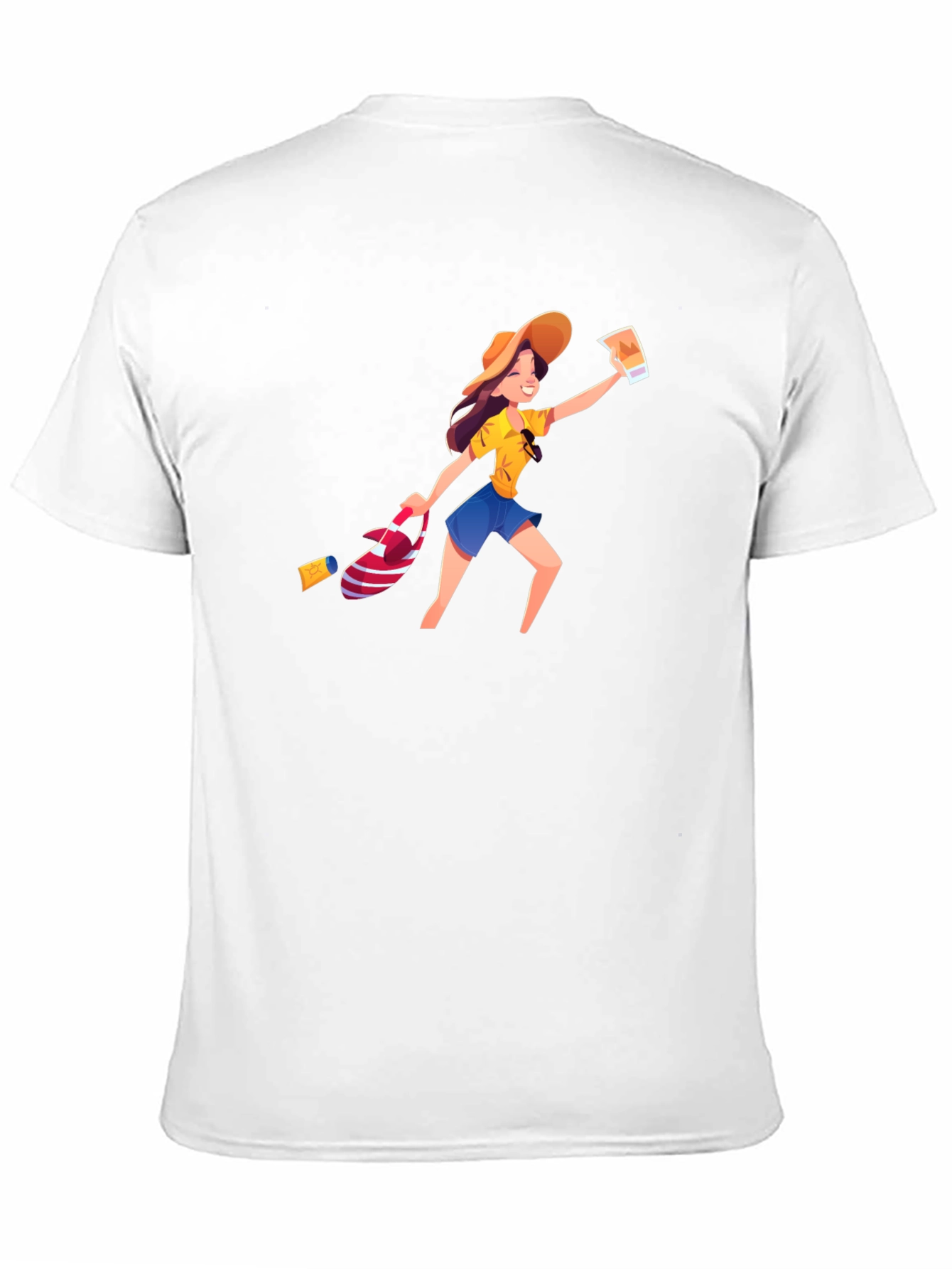 Fun Tourist Graphic Tee - Black Unisex