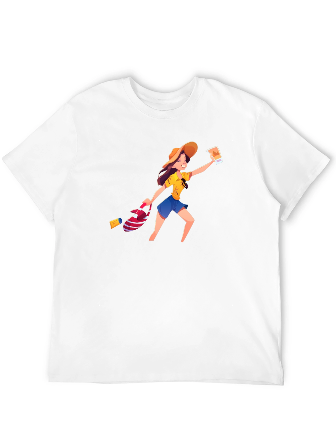 Fun Tourist Graphic Tee - Black Unisex