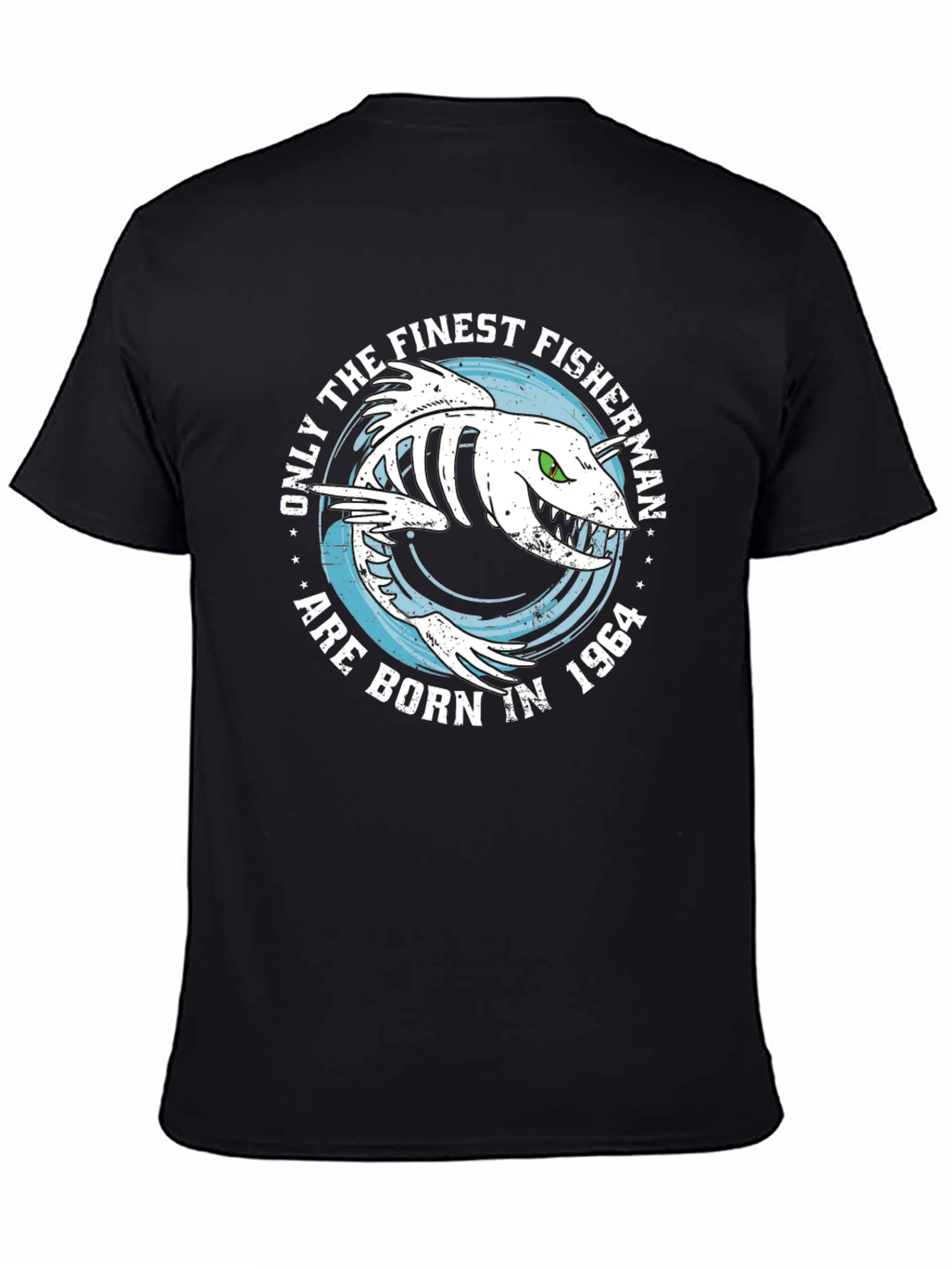 Finest Fisherman Born in 1964 T-Shirt