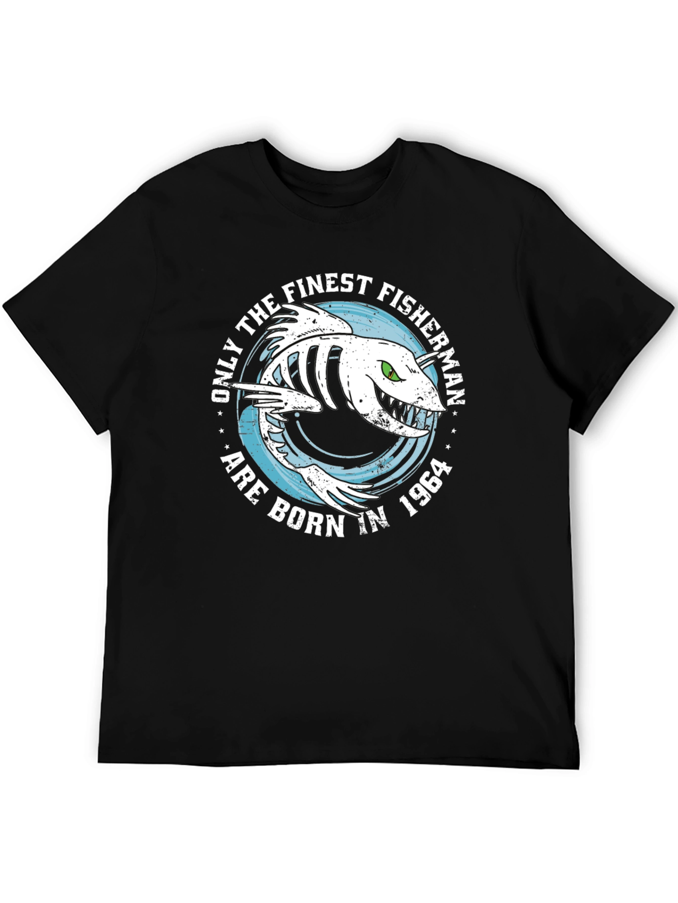 Finest Fisherman Born in 1964 T-Shirt