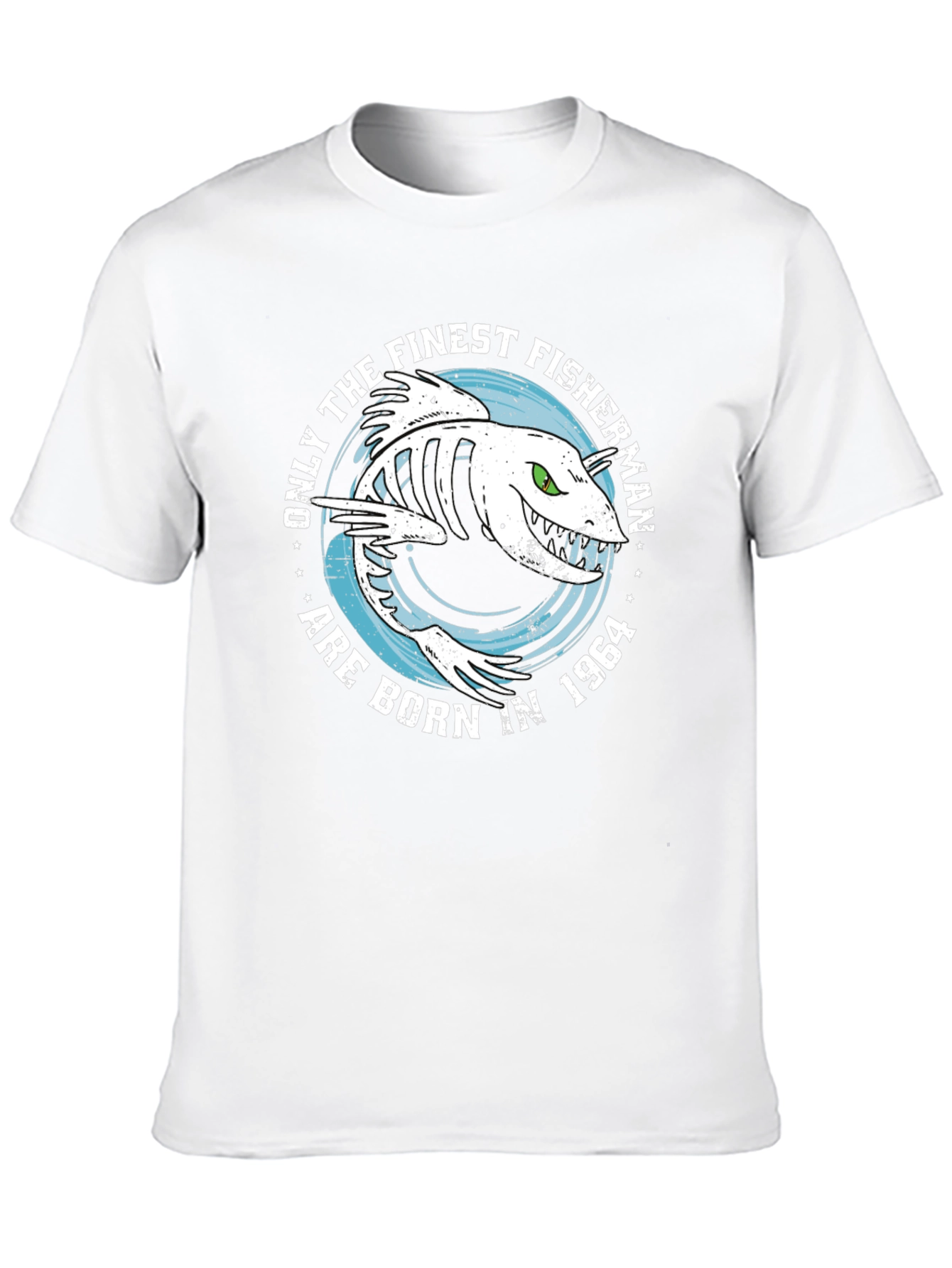 Finest Fisherman Born in 1964 T-Shirt