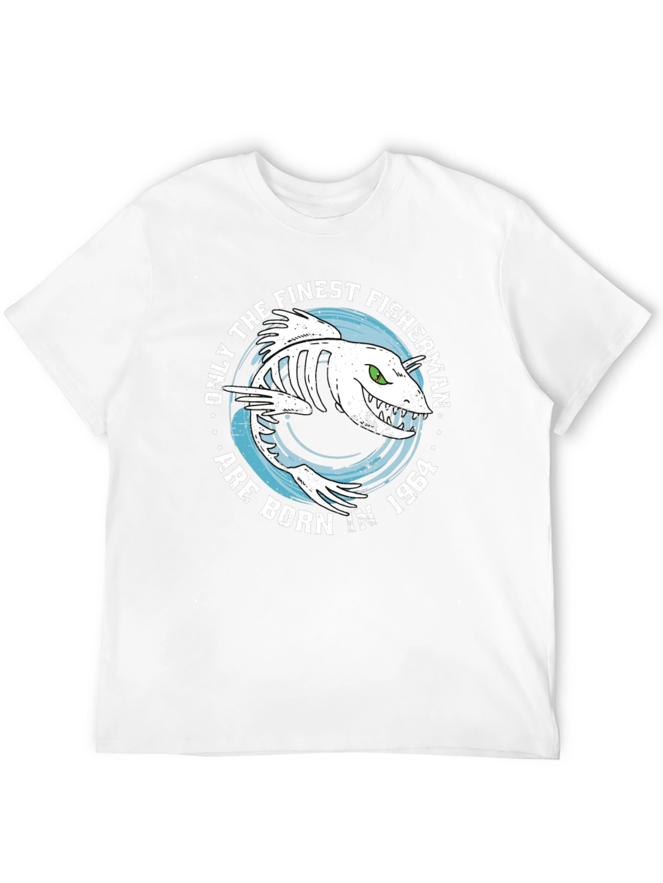 Finest Fisherman Born in 1964 T-Shirt