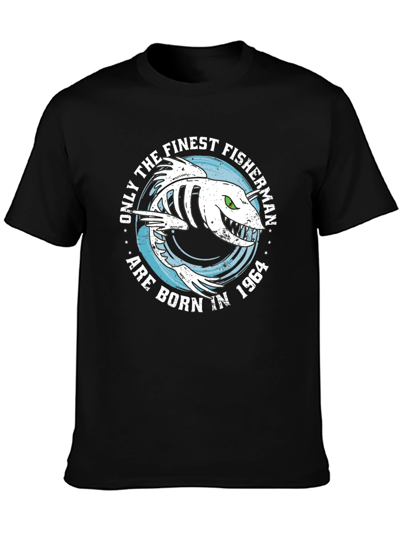 Finest Fisherman Born in 1964 T-Shirt