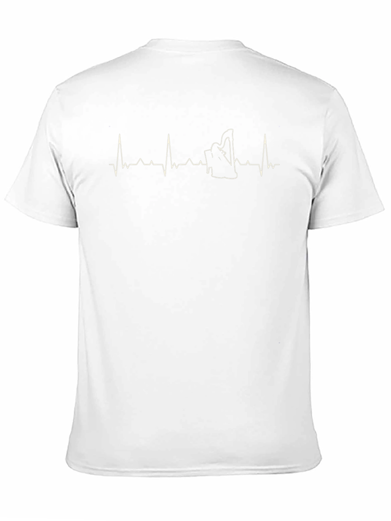 Harp Heartbeat T-Shirt - Musical ECG Tee